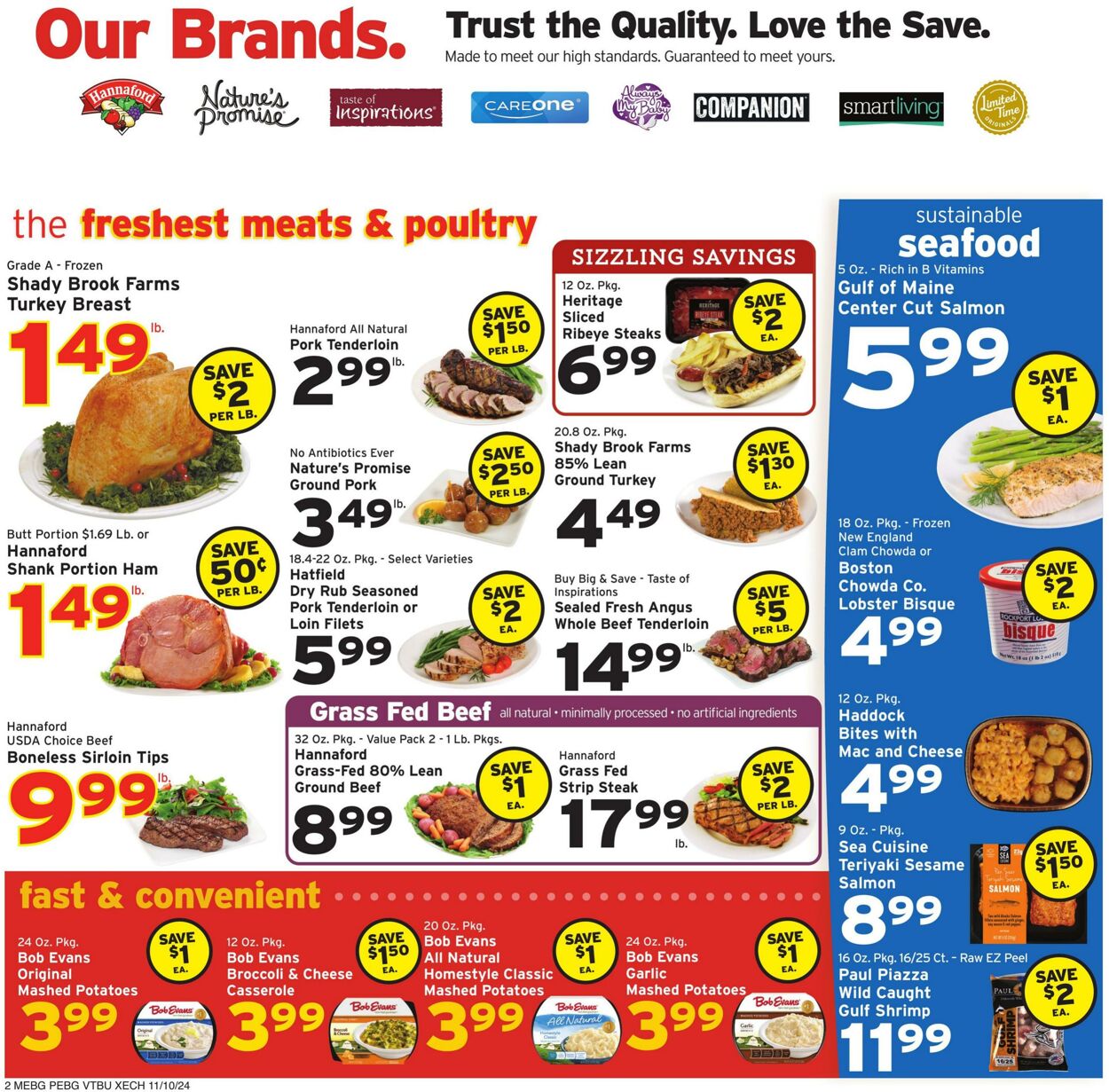 Catalogue Hannaford from 11/10/2024