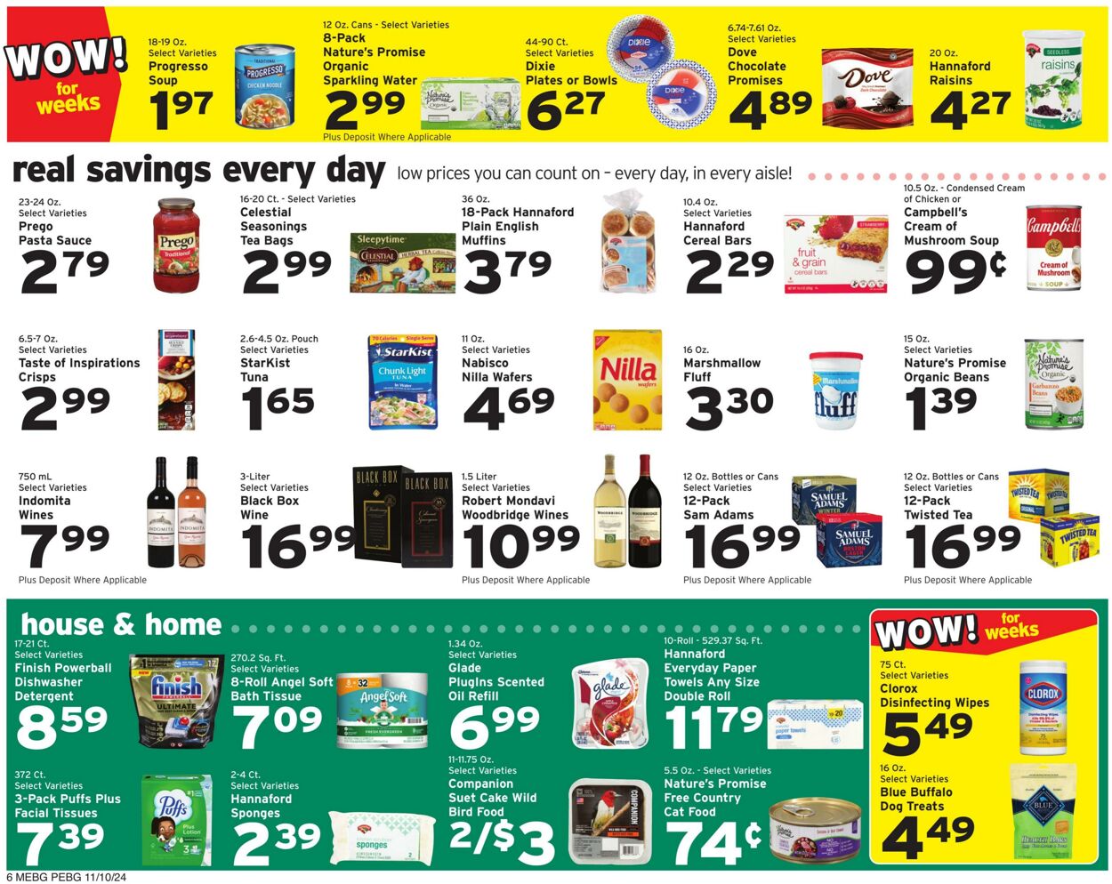 Catalogue Hannaford from 11/10/2024