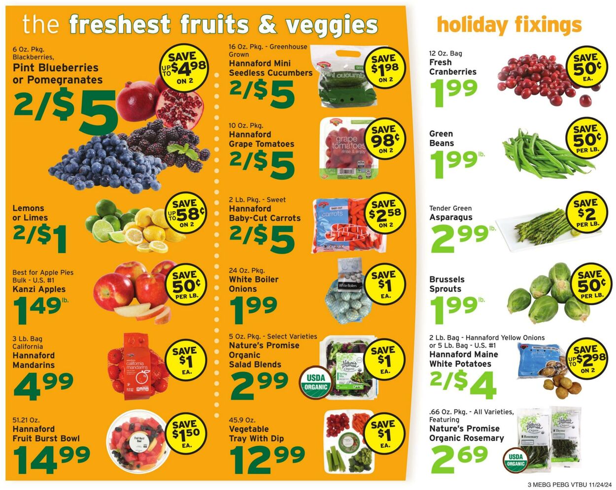 Catalogue Hannaford from 11/24/2024