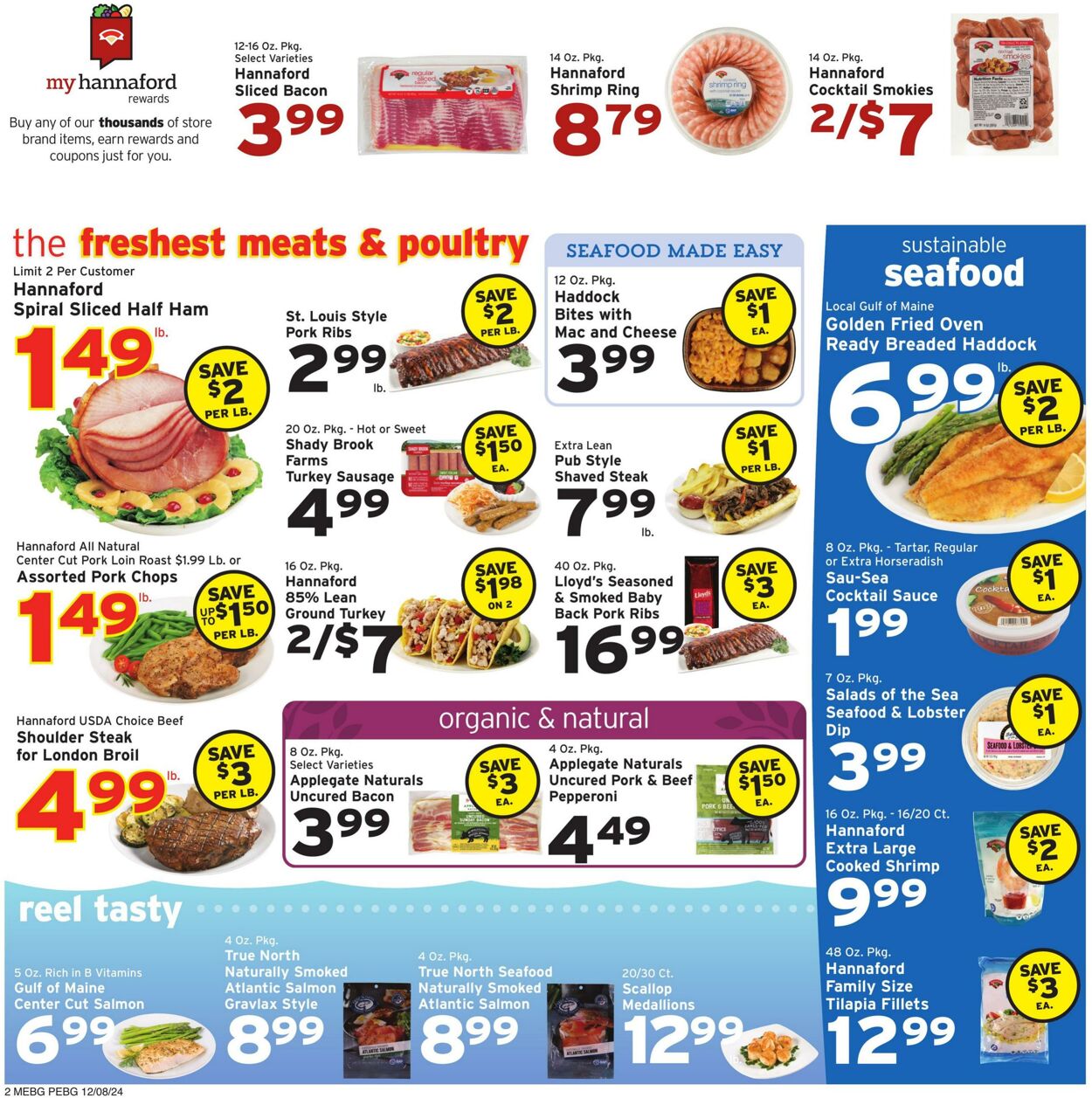 Catalogue Hannaford from 12/08/2024