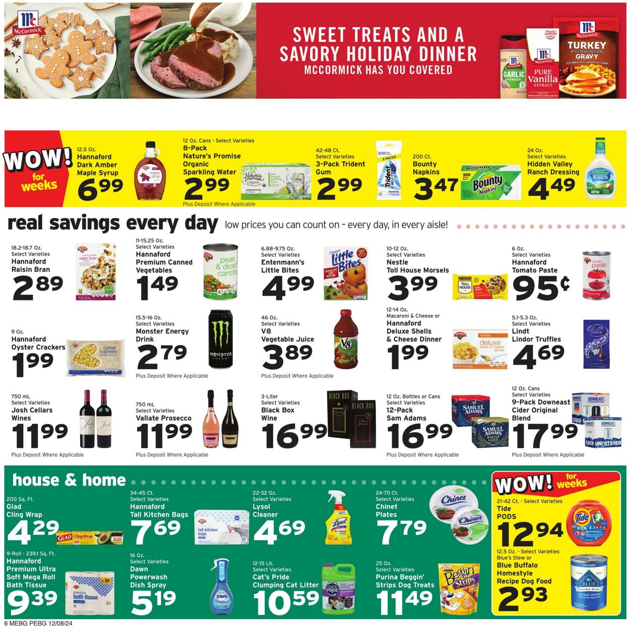 Catalogue Hannaford from 12/08/2024