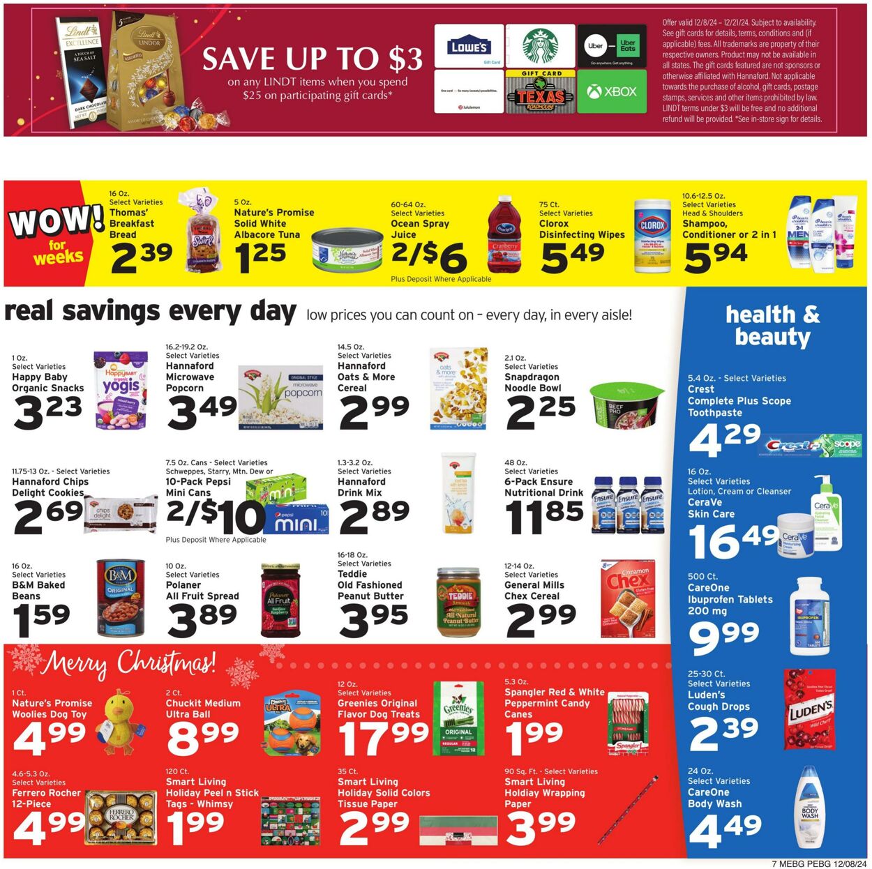 Catalogue Hannaford from 12/08/2024