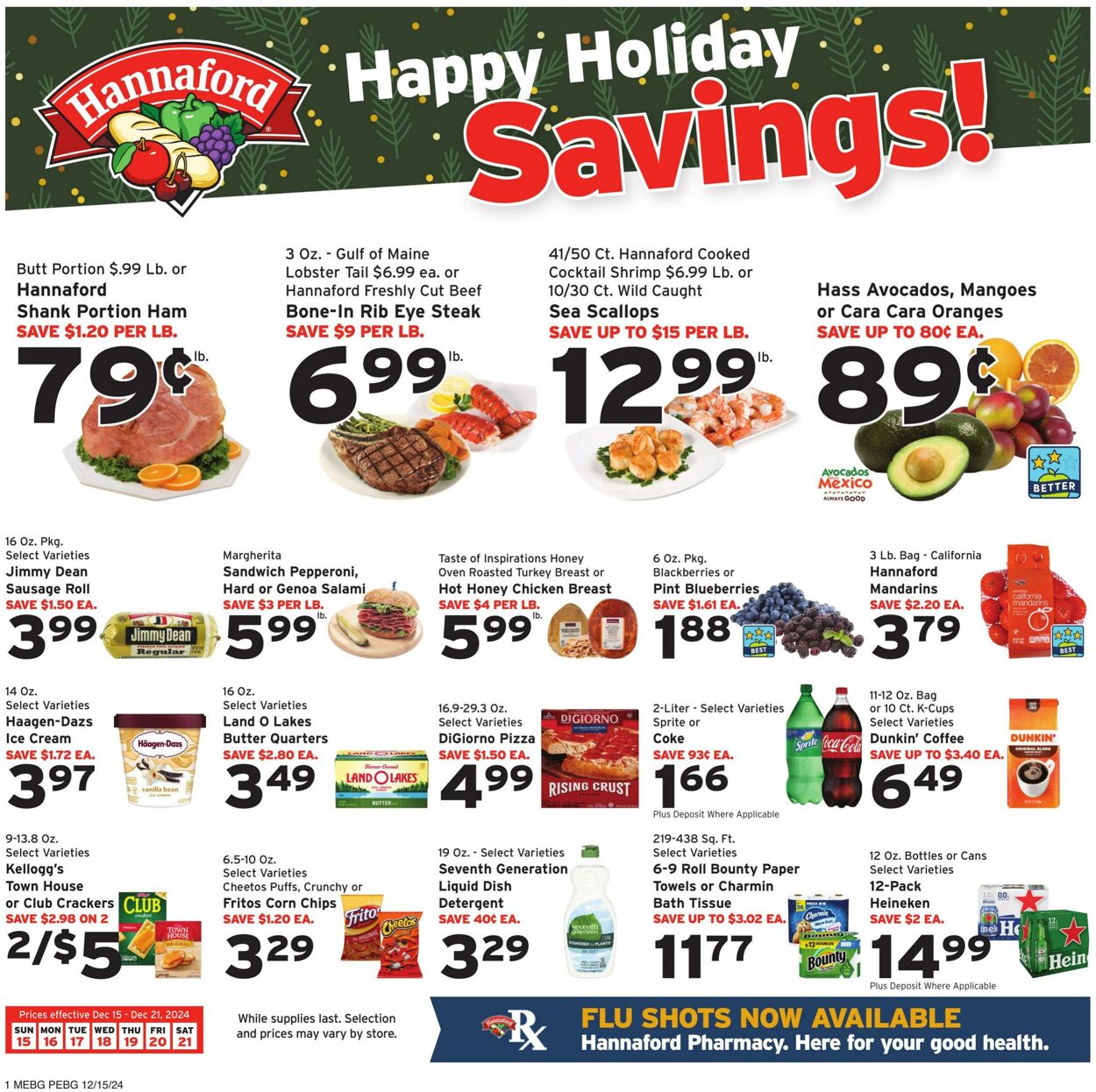 Catalogue Hannaford from 12/15/2024