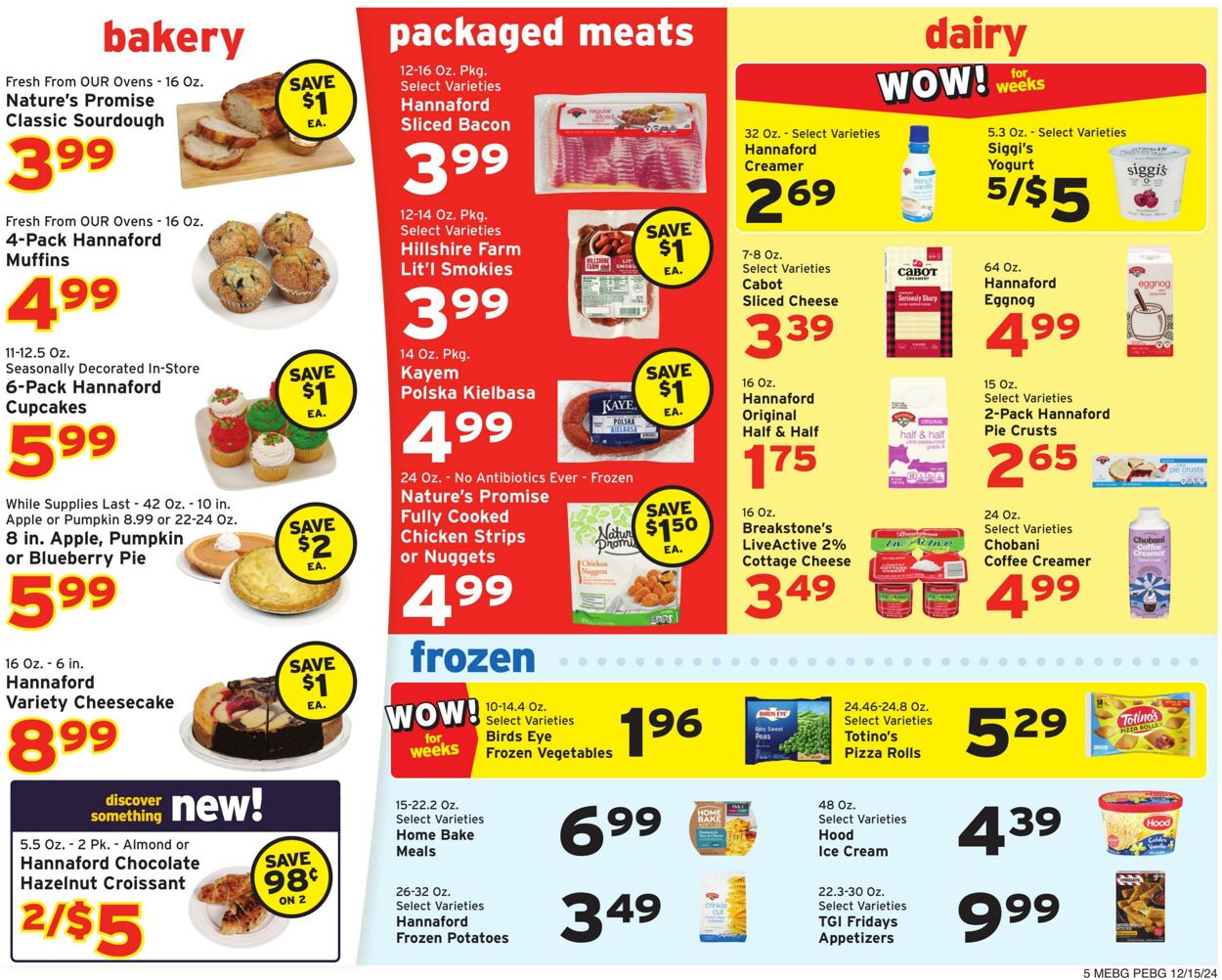 Catalogue Hannaford from 12/15/2024