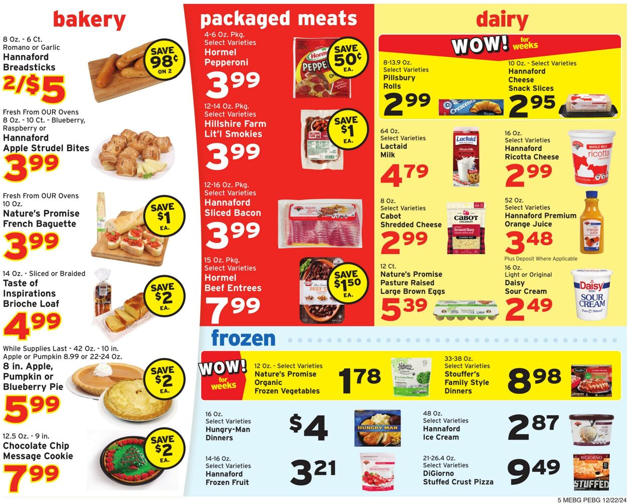 Catalogue Hannaford from 12/22/2024