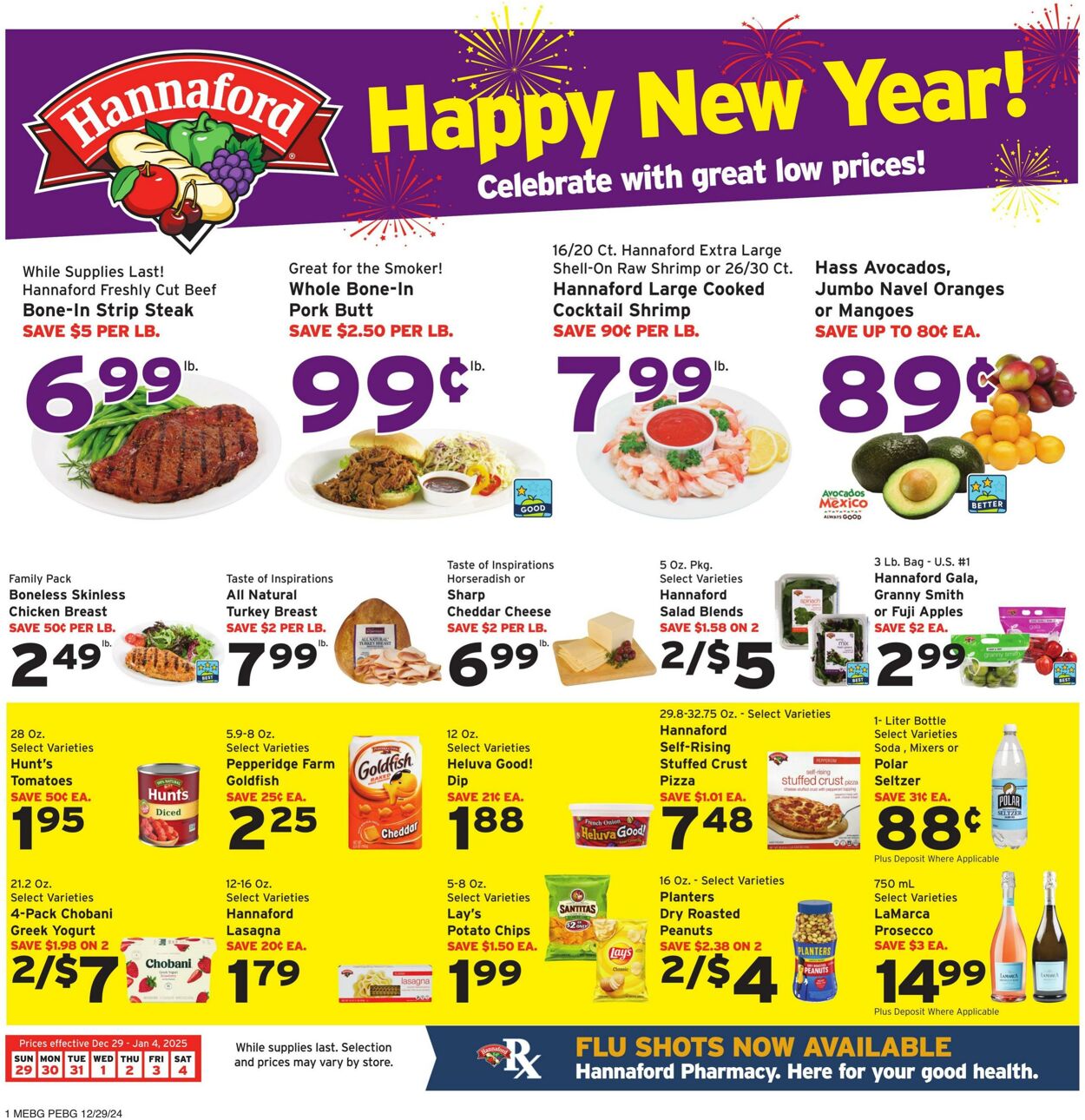 Catalogue Hannaford from 12/29/2024