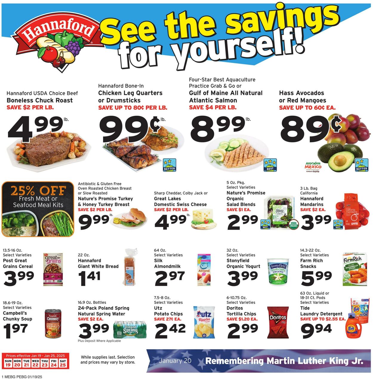 Catalogue Hannaford from 01/19/2025