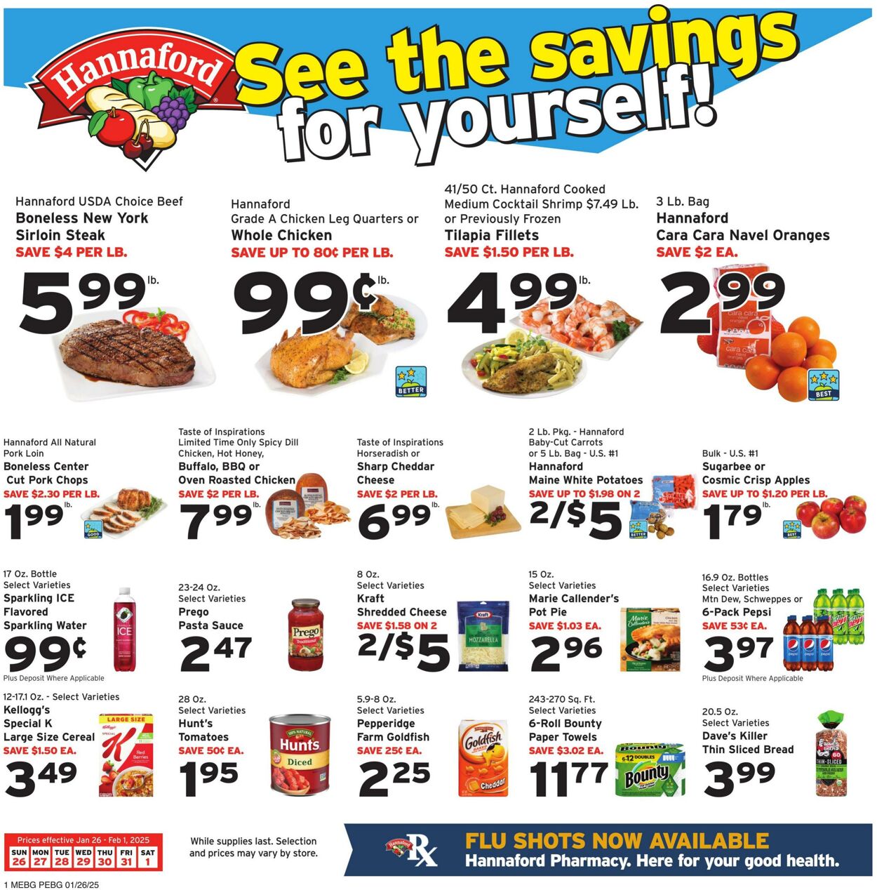 Catalogue Hannaford from 01/26/2025