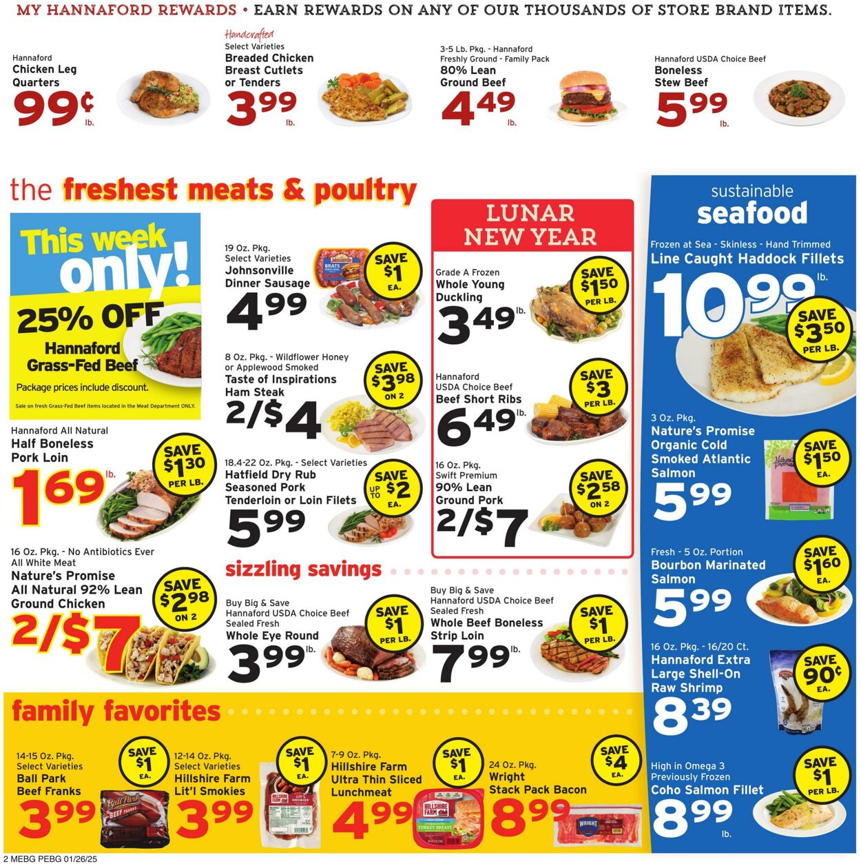 Catalogue Hannaford from 01/26/2025