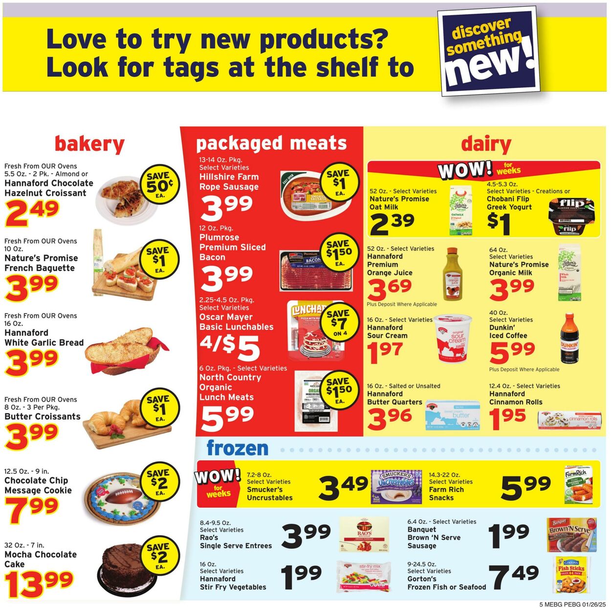 Catalogue Hannaford from 01/26/2025