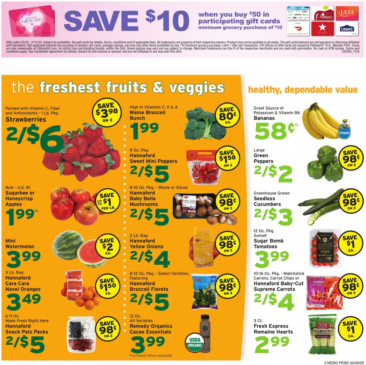 Catalogue Hannaford from 02/09/2025