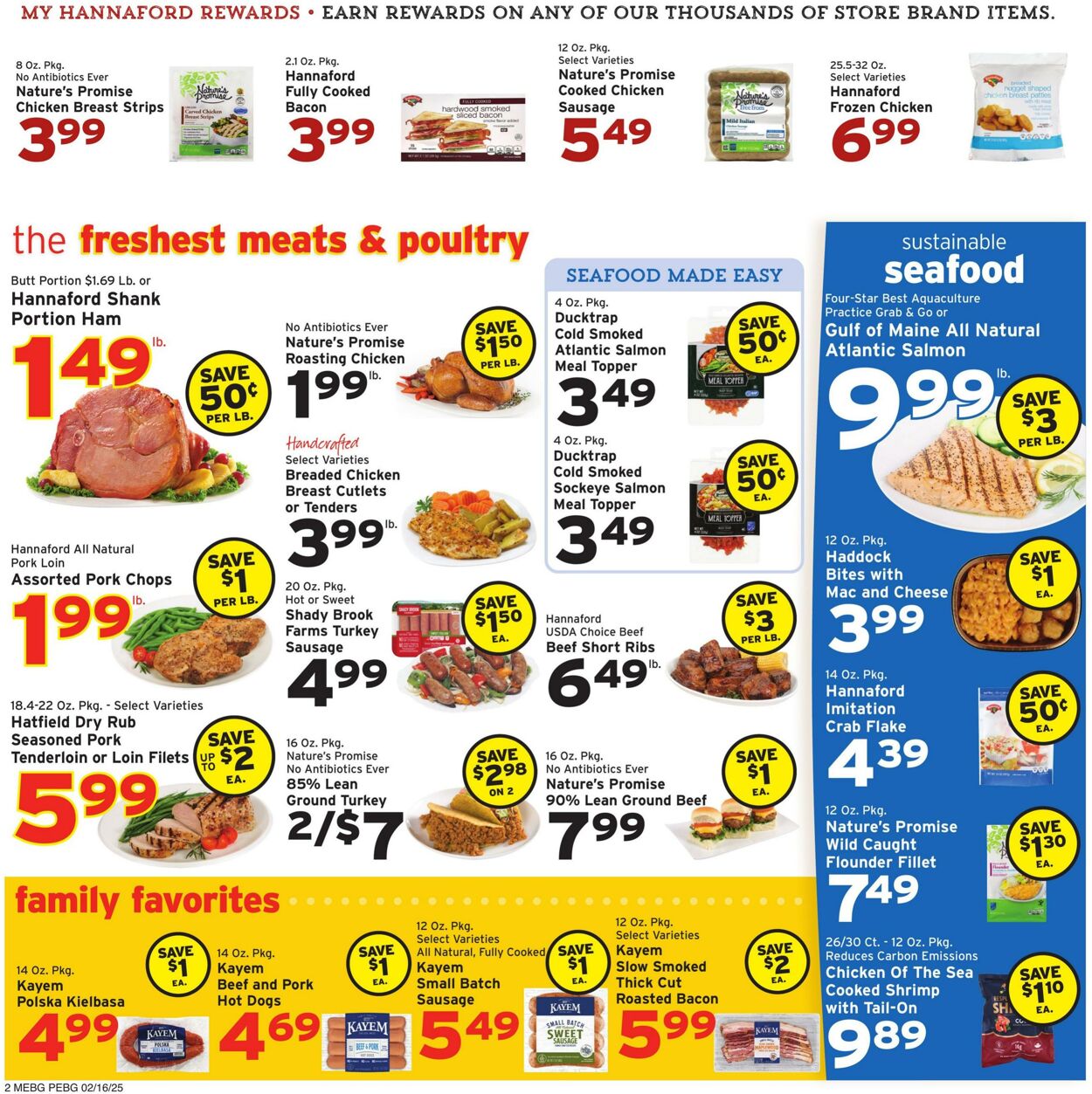 Catalogue Hannaford from 02/16/2025