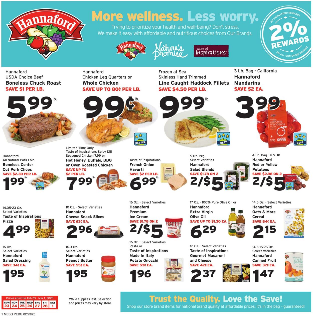 Catalogue Hannaford from 02/23/2025