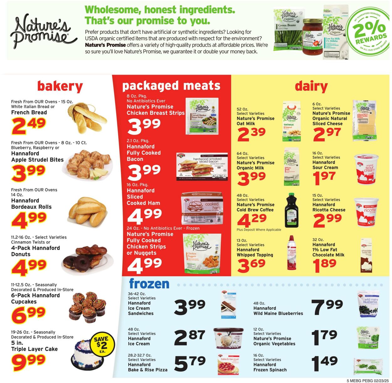 Catalogue Hannaford from 02/23/2025