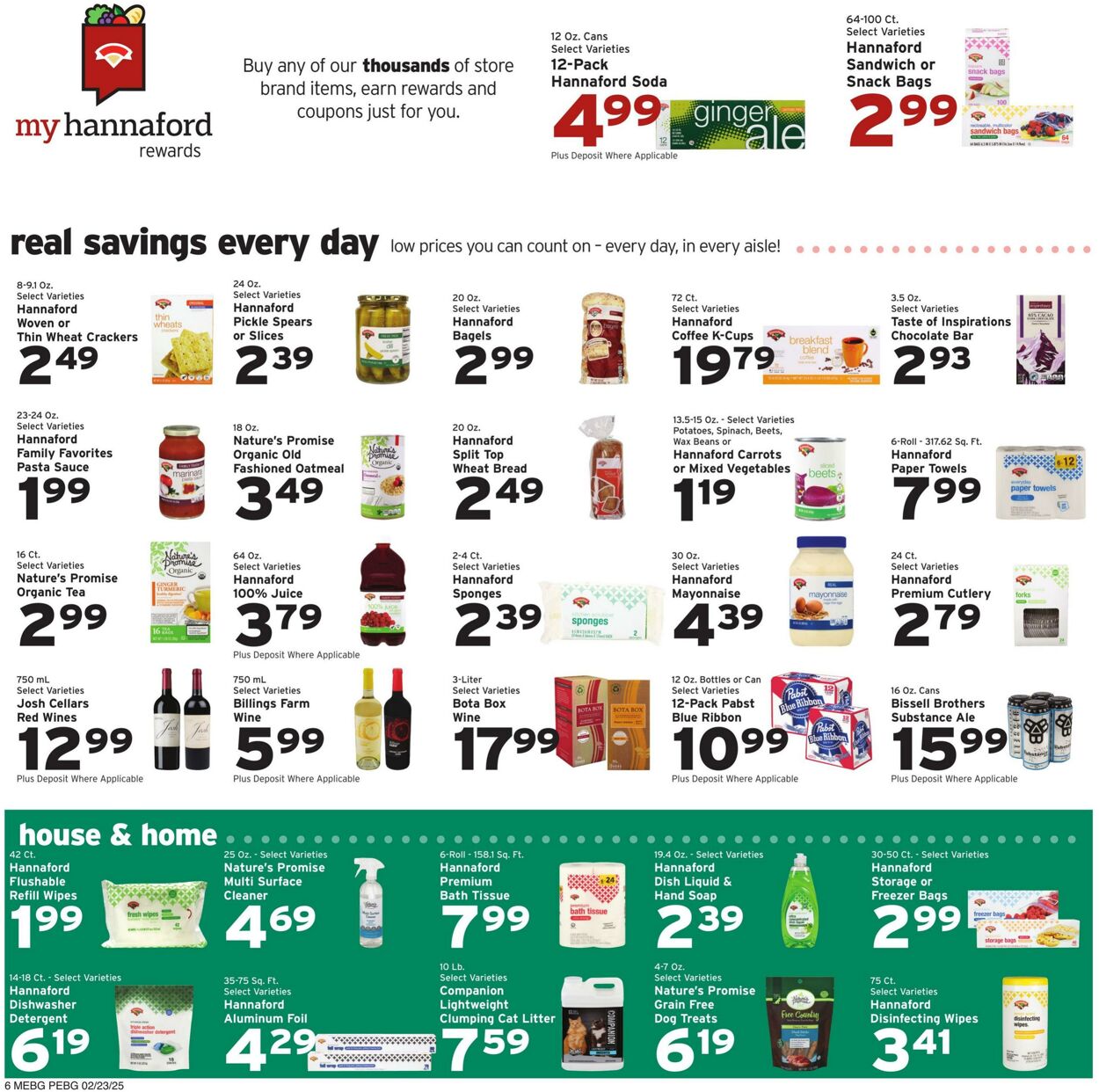 Catalogue Hannaford from 02/23/2025