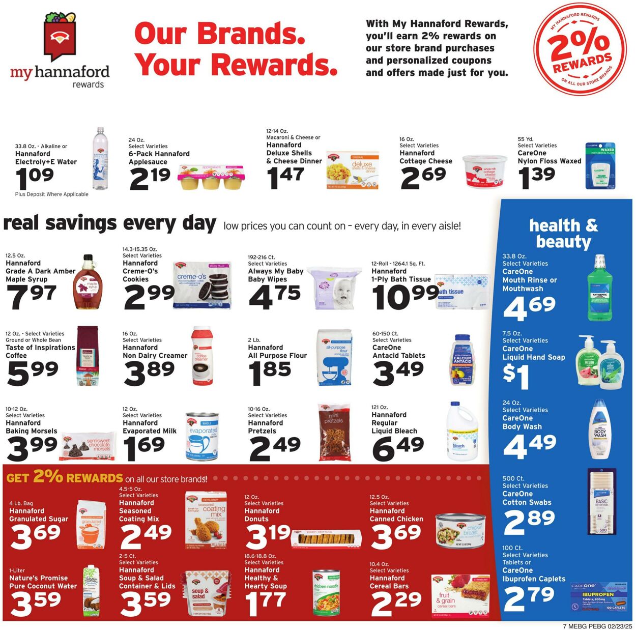 Catalogue Hannaford from 02/23/2025