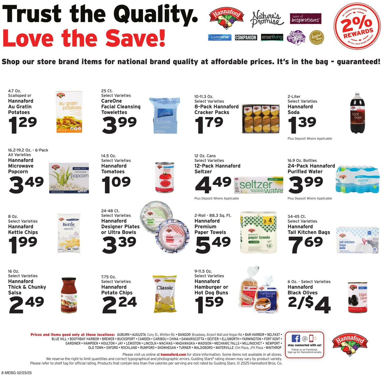 Catalogue Hannaford from 02/23/2025