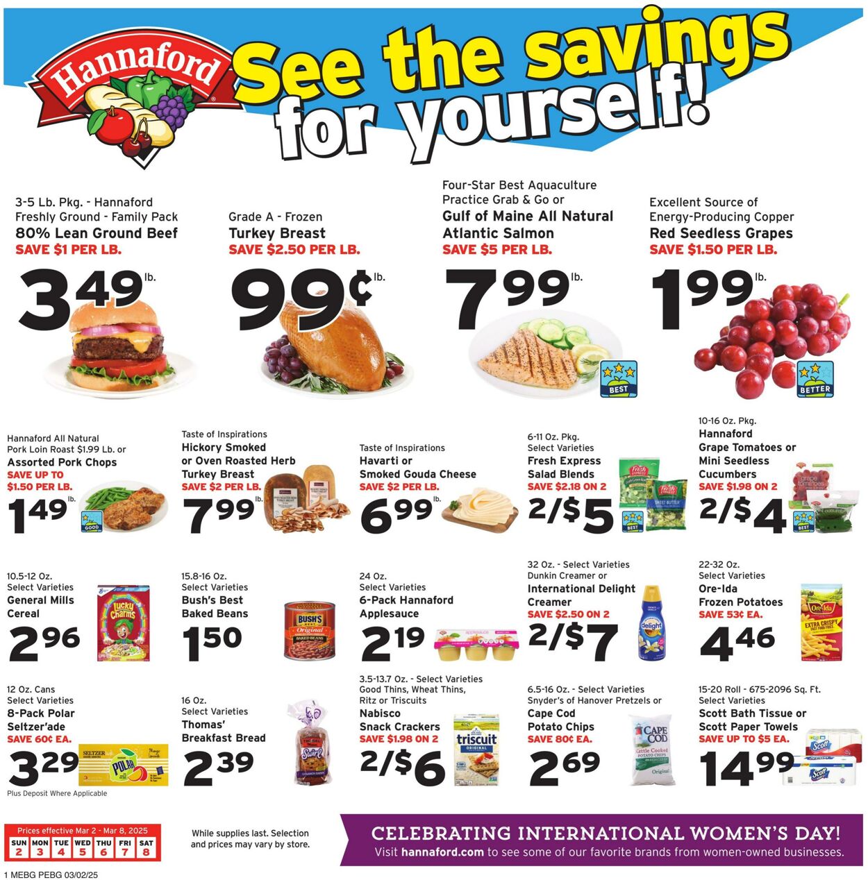 Catalogue Hannaford from 03/02/2025