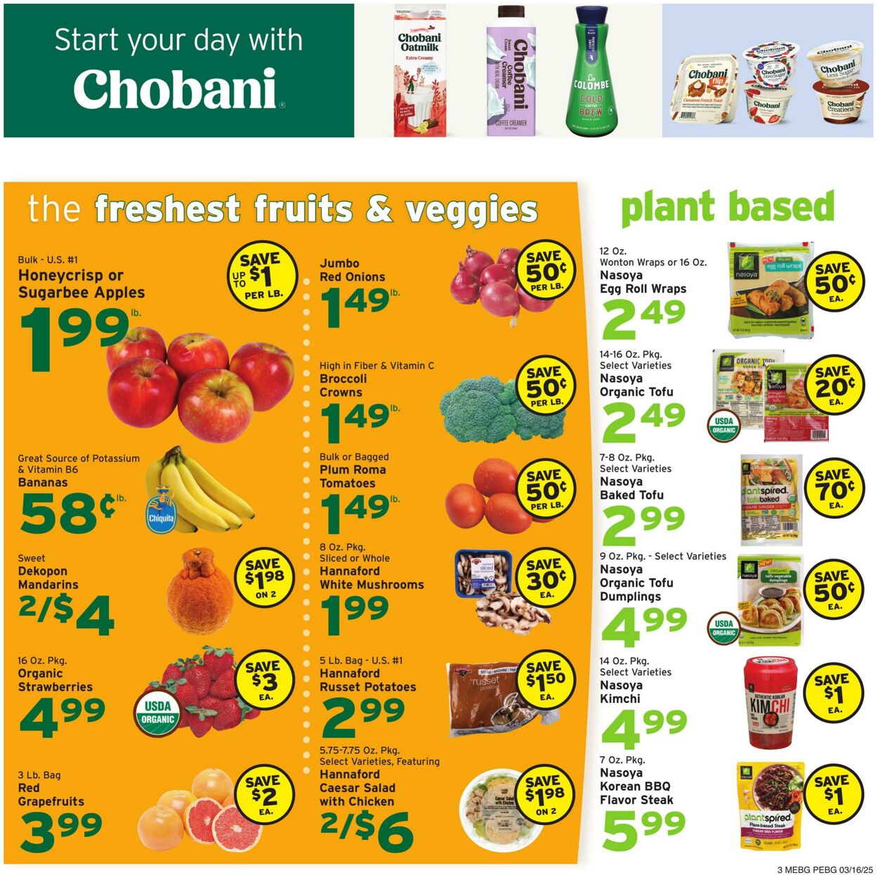 Catalogue Hannaford from 03/16/2025