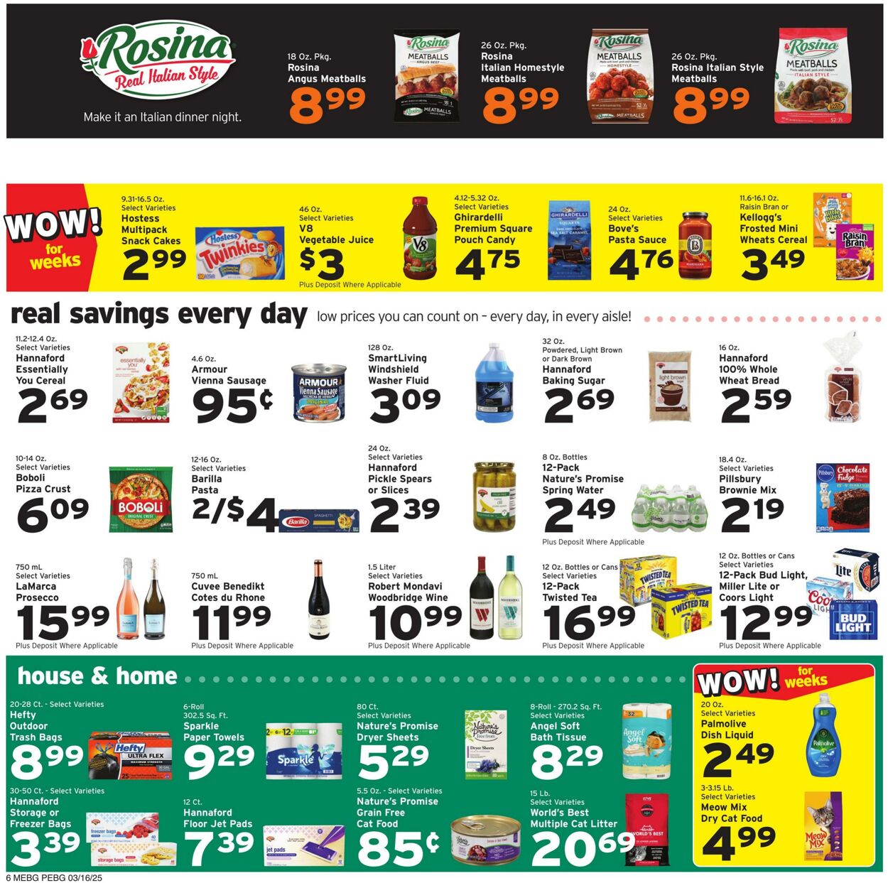 Catalogue Hannaford from 03/16/2025