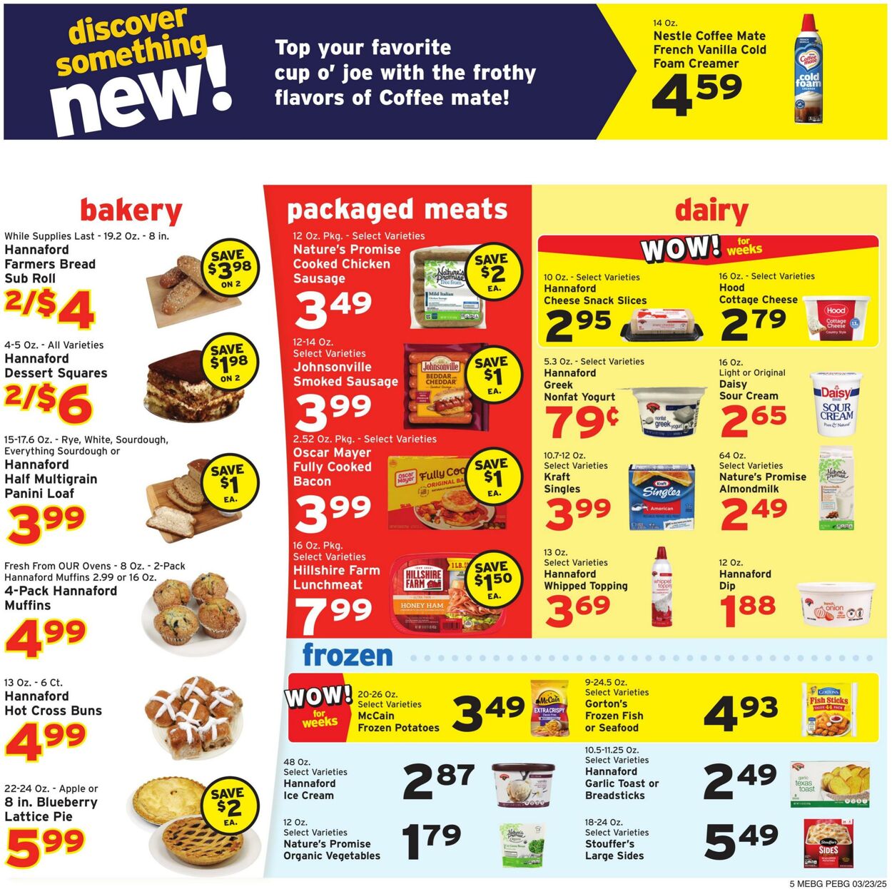 Catalogue Hannaford from 03/23/2025