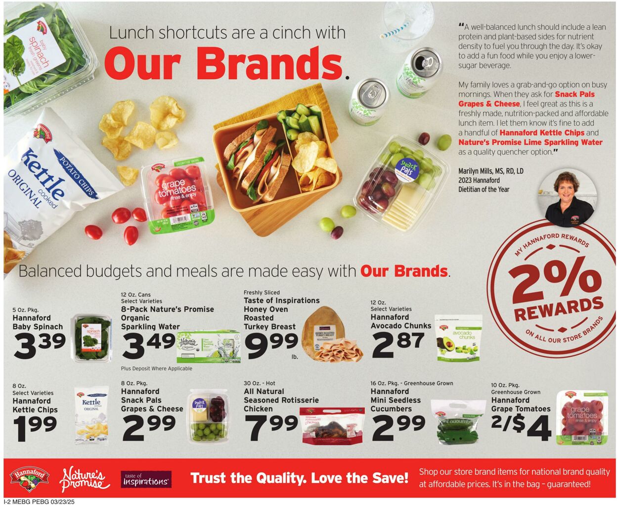 Catalogue Hannaford from 03/23/2025