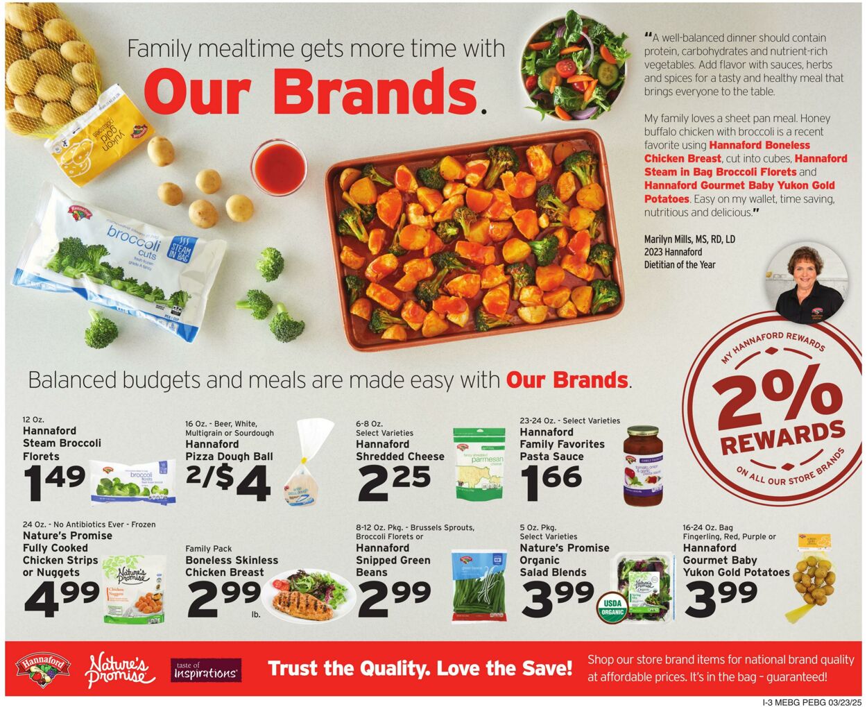 Catalogue Hannaford from 03/23/2025