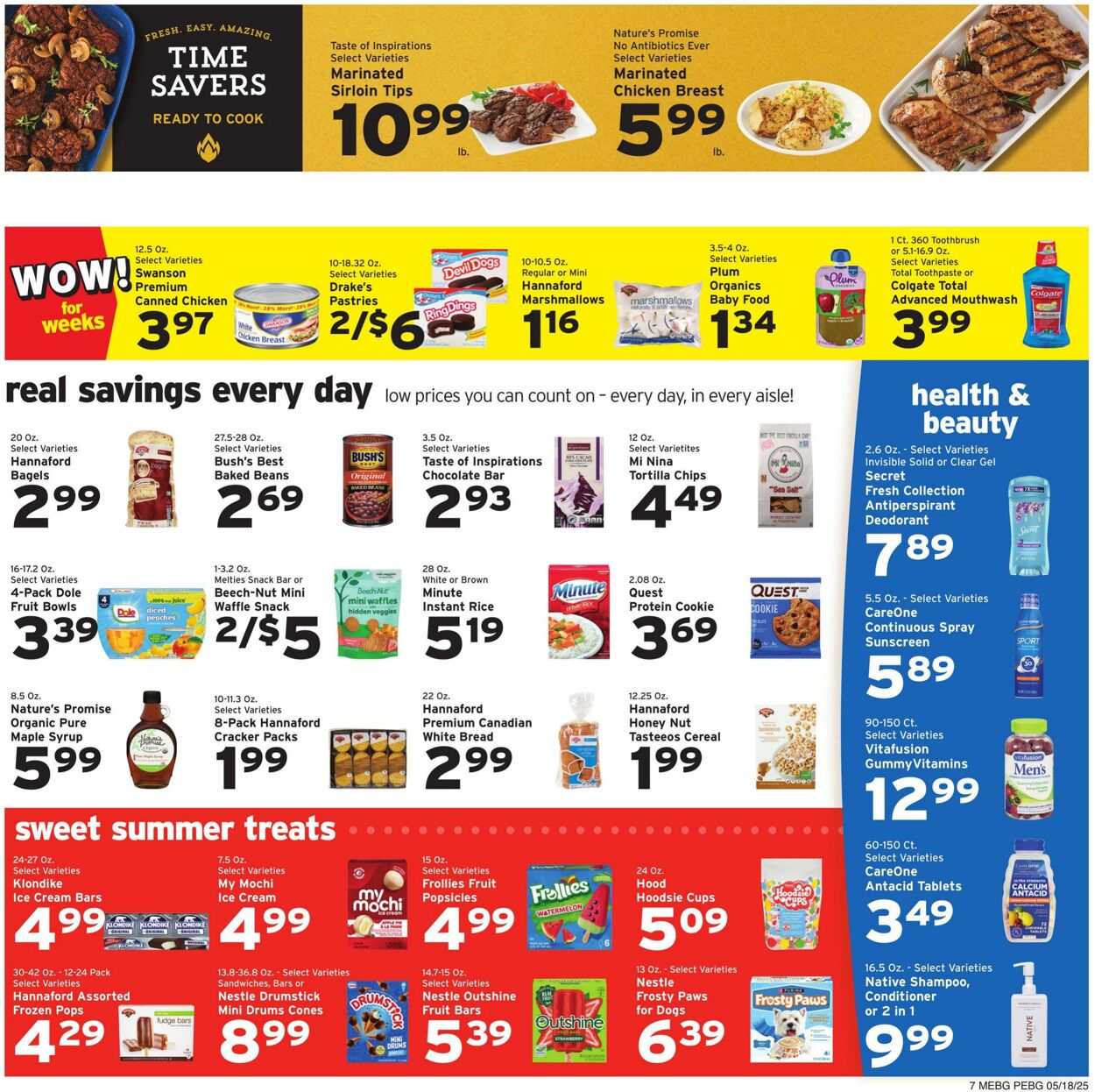 Catalogue Hannaford from 05/18/2025