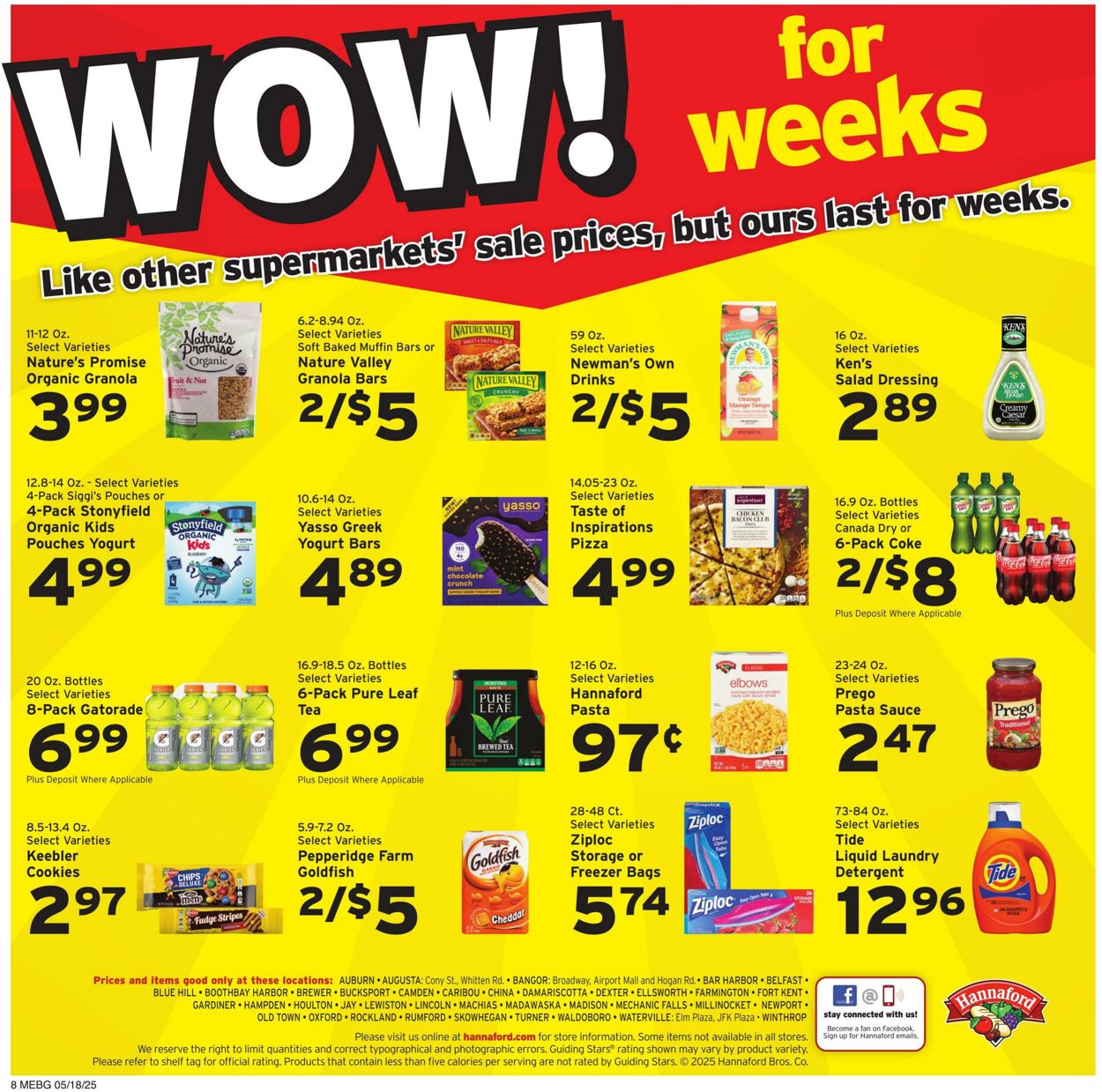 Catalogue Hannaford from 05/18/2025