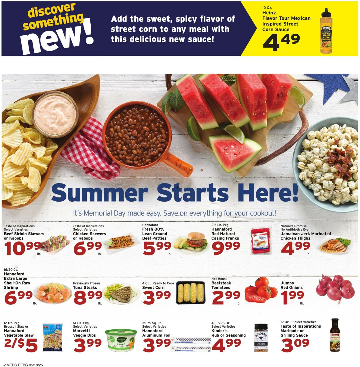 Catalogue Hannaford from 05/18/2025