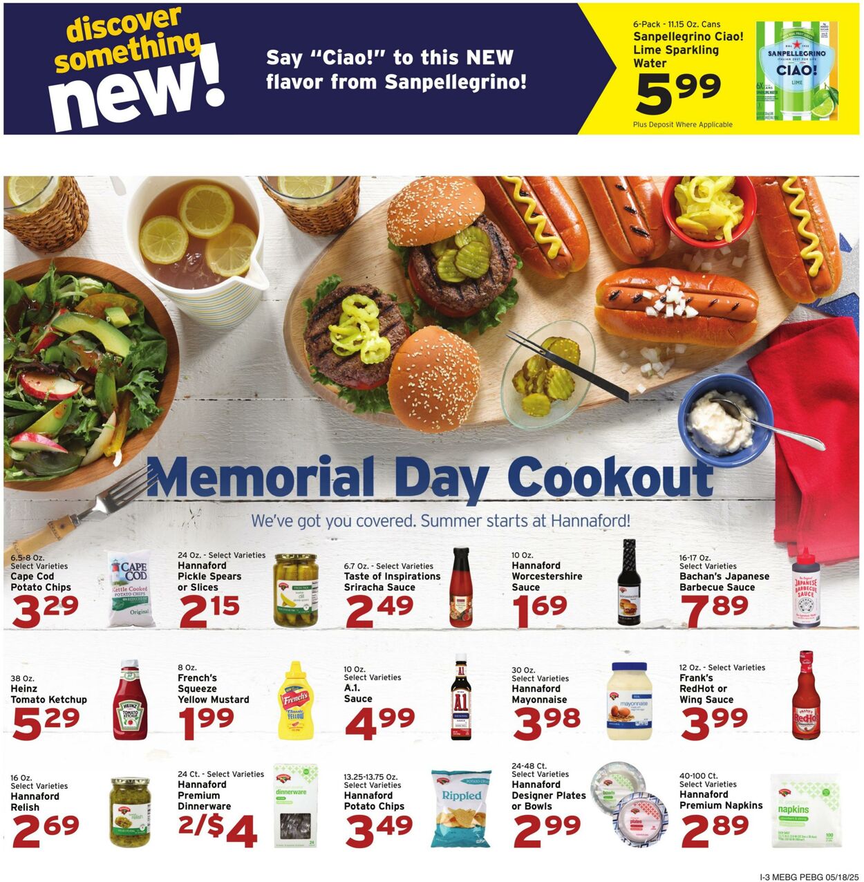 Catalogue Hannaford from 05/18/2025