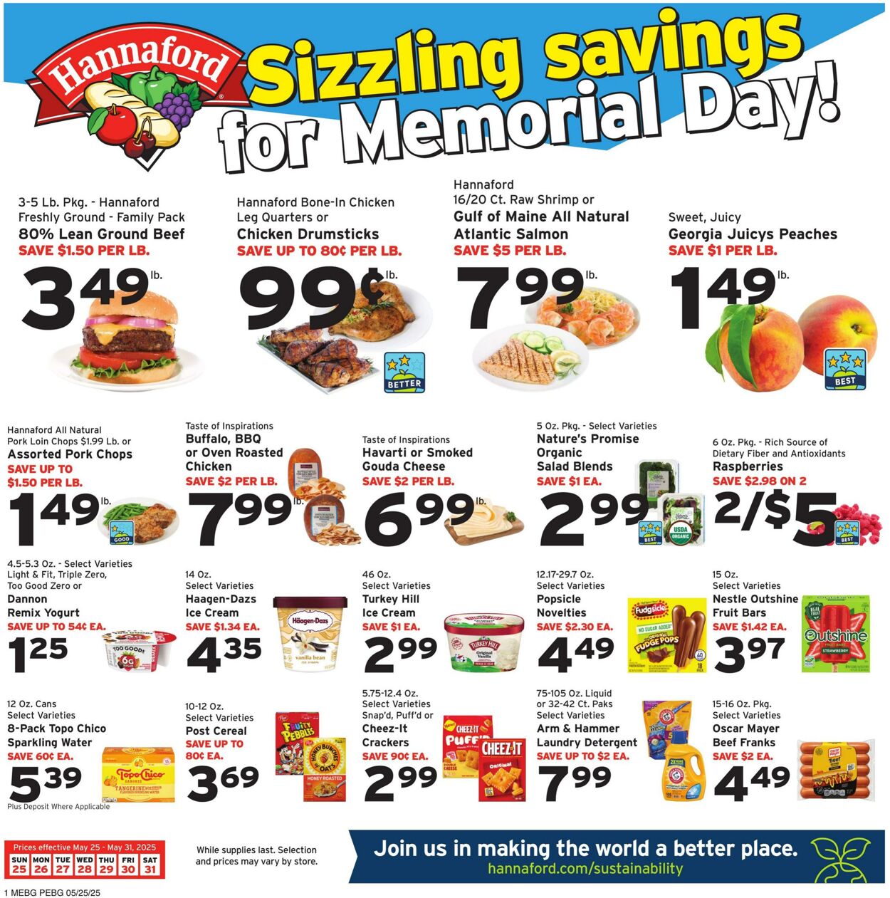 Catalogue Hannaford from 05/25/2025
