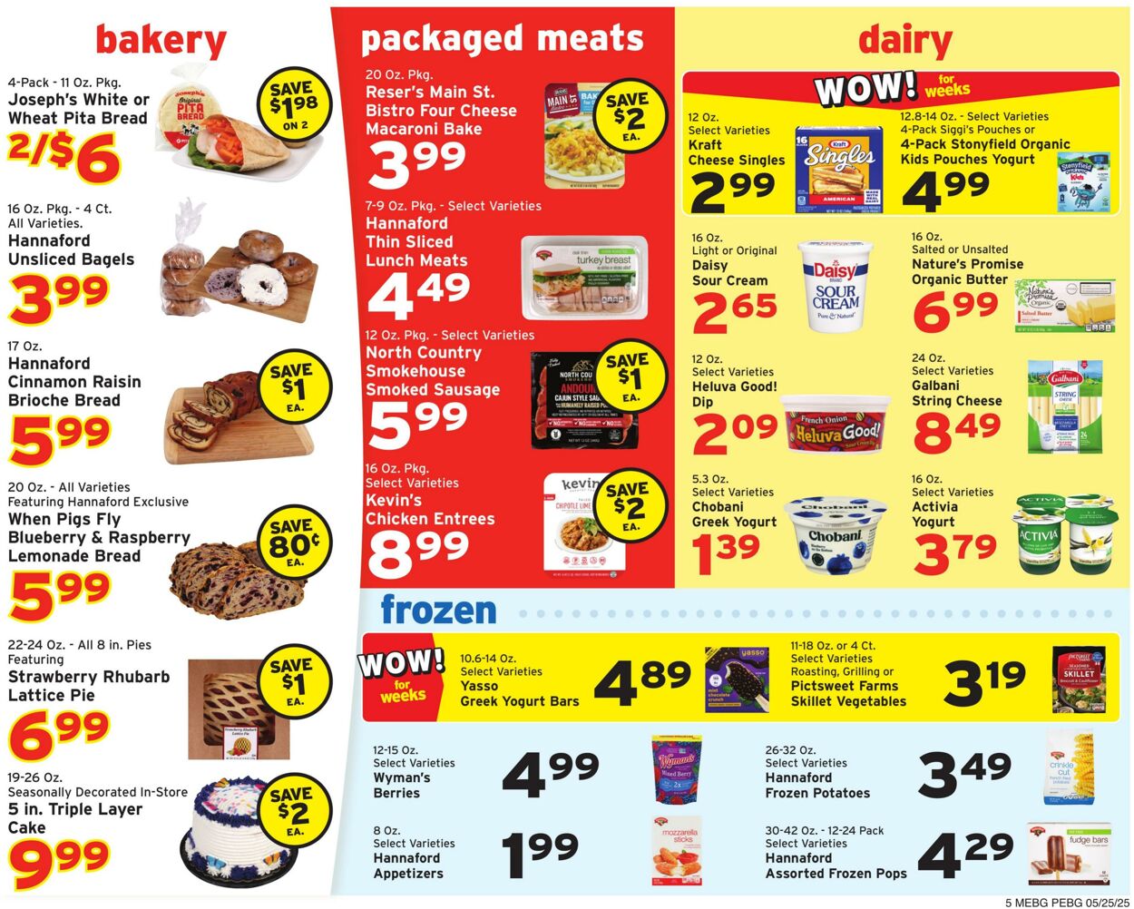 Catalogue Hannaford from 05/25/2025