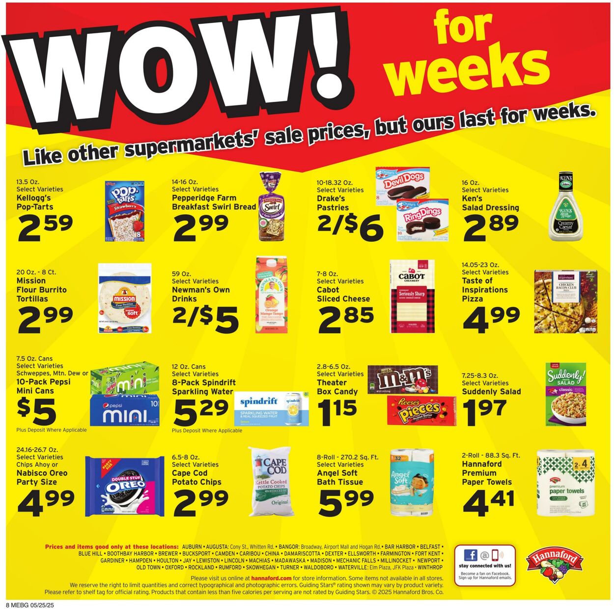 Catalogue Hannaford from 05/25/2025