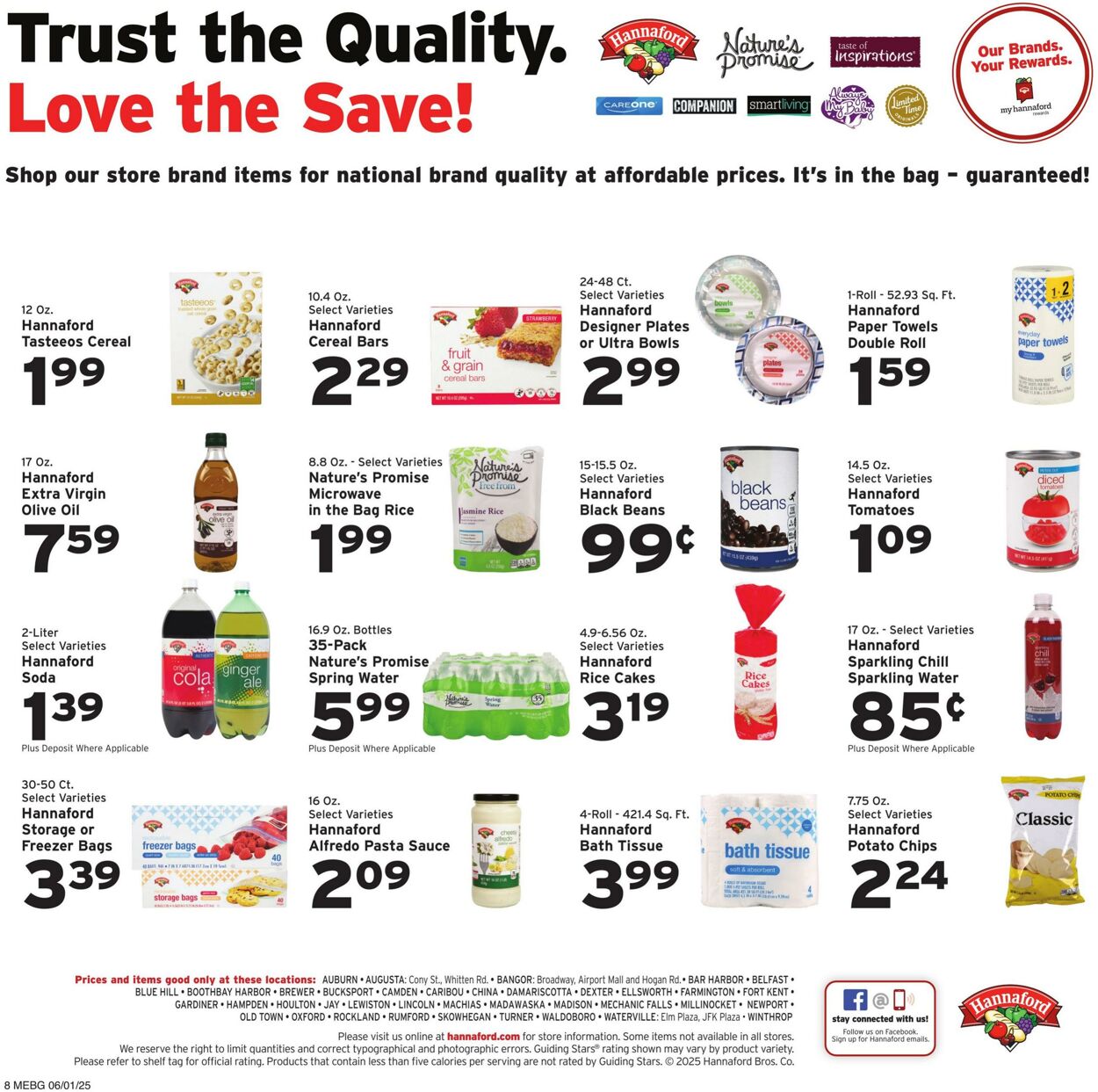Catalogue Hannaford from 06/01/2025