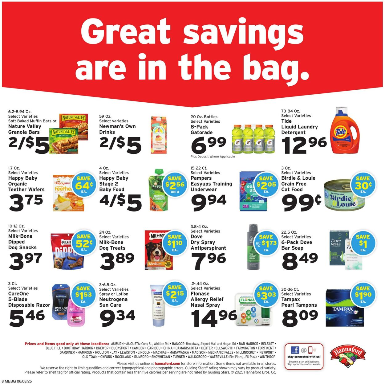 Catalogue Hannaford from 06/08/2025