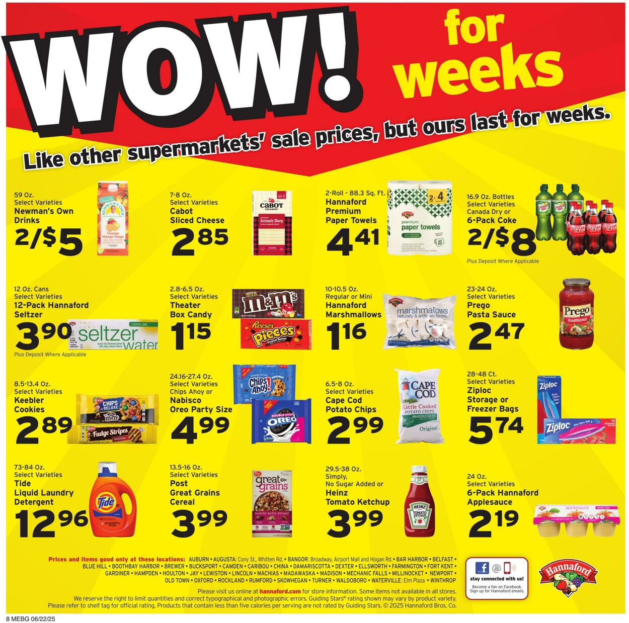 Catalogue Hannaford from 06/22/2025