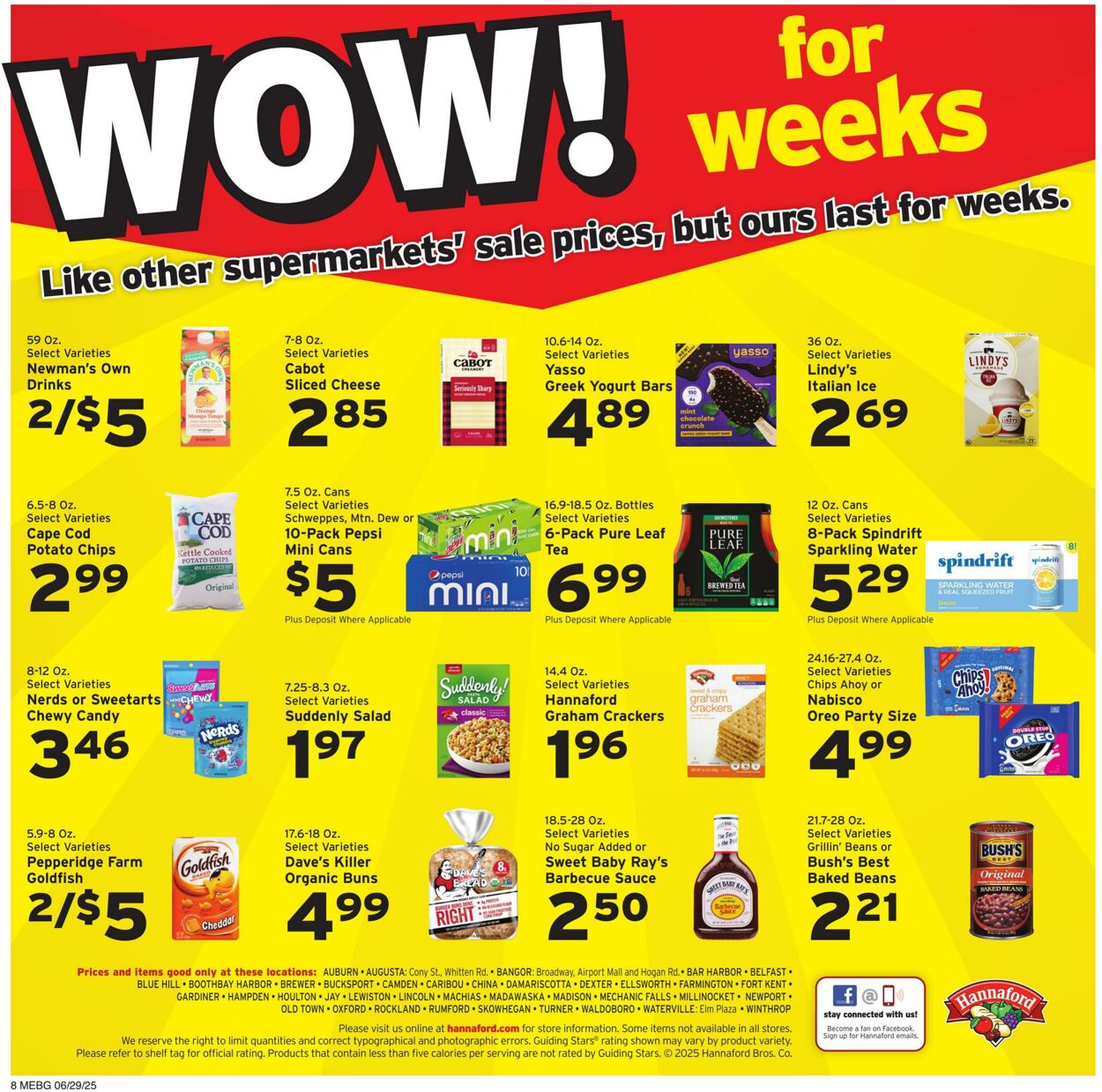 Catalogue Hannaford from 06/29/2025