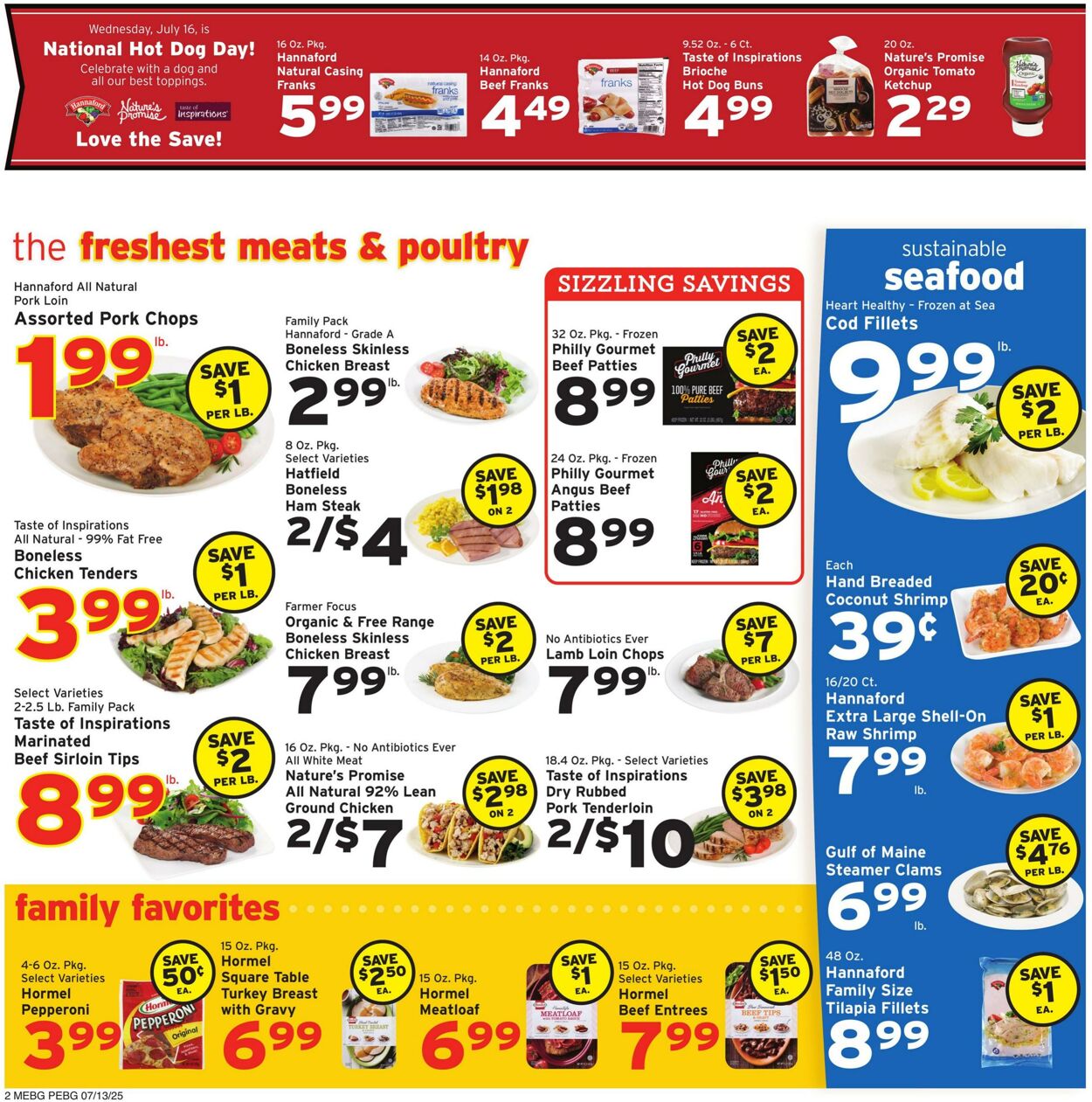 Catalogue Hannaford from 07/13/2025