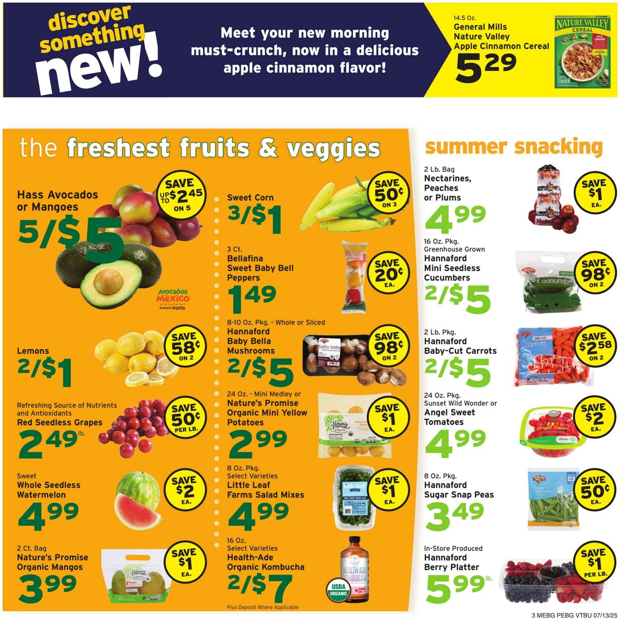 Catalogue Hannaford from 07/13/2025