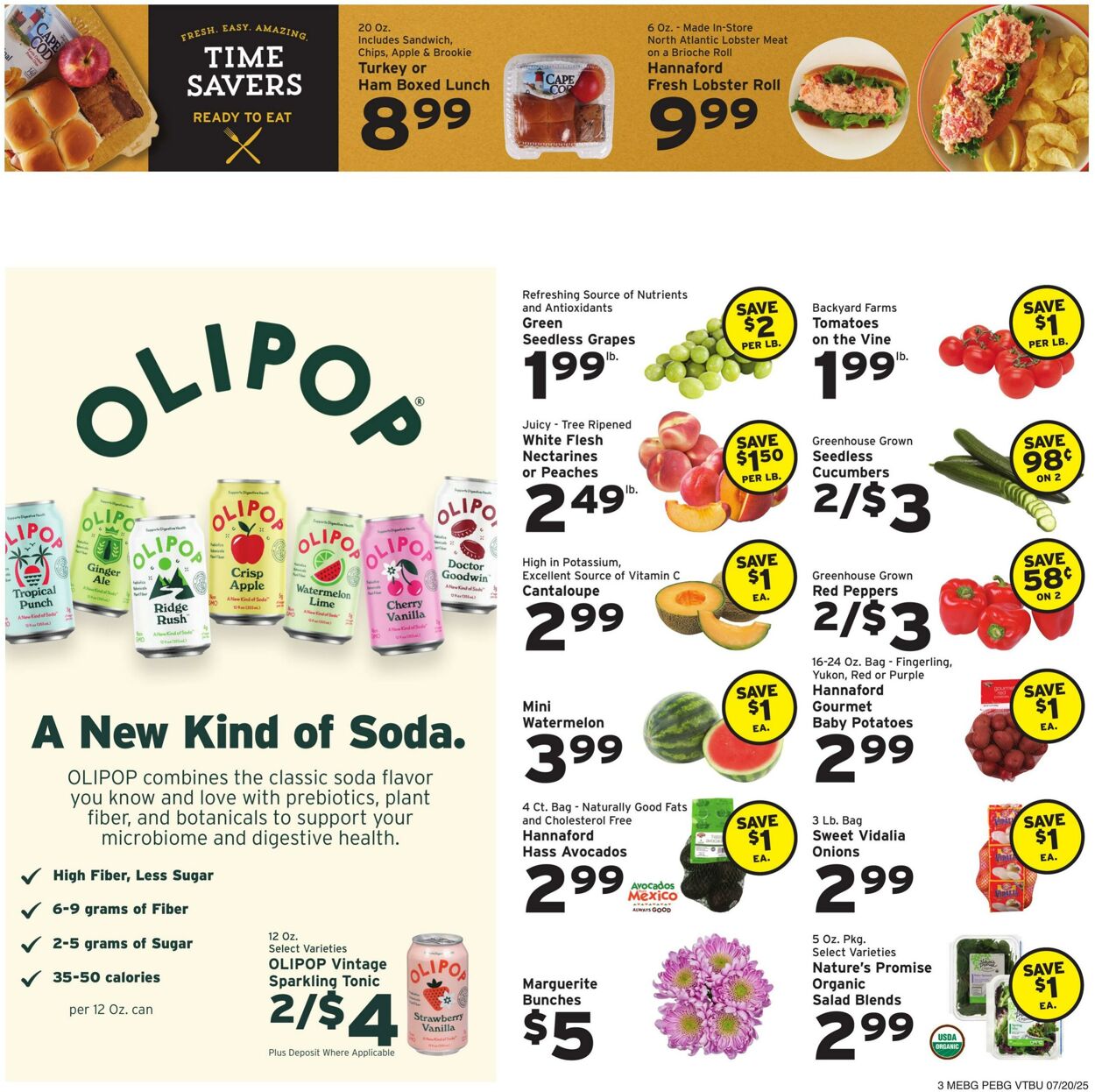 Catalogue Hannaford from 07/20/2025