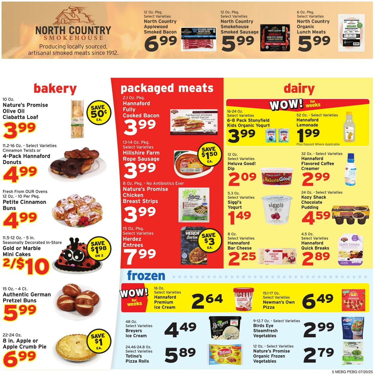 Catalogue Hannaford from 07/20/2025