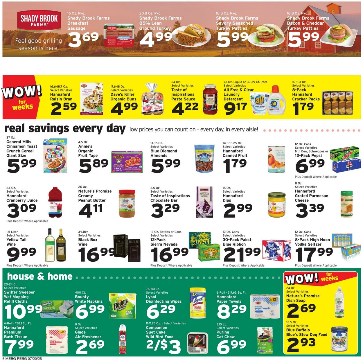 Catalogue Hannaford from 07/20/2025