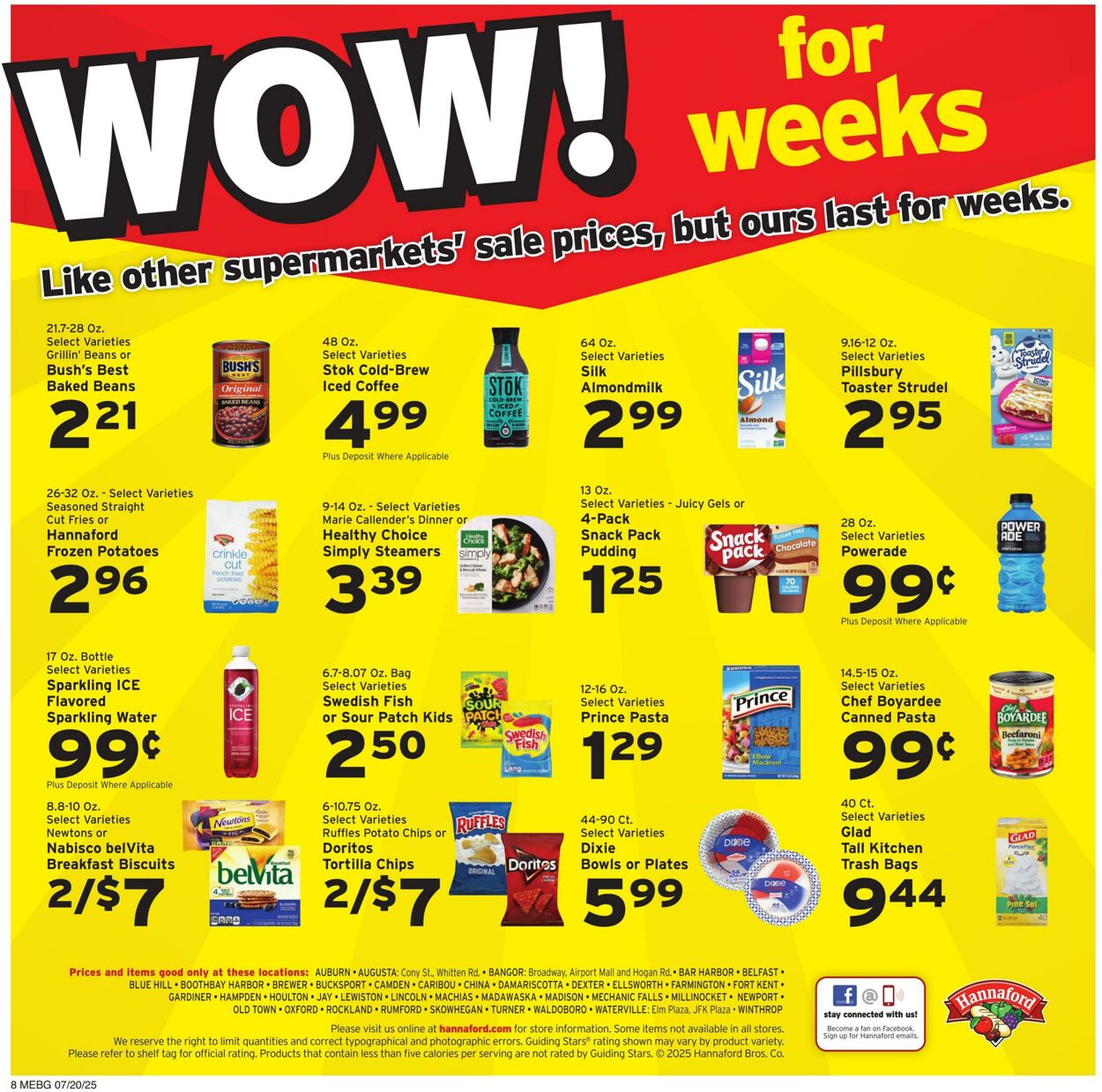 Catalogue Hannaford from 07/20/2025