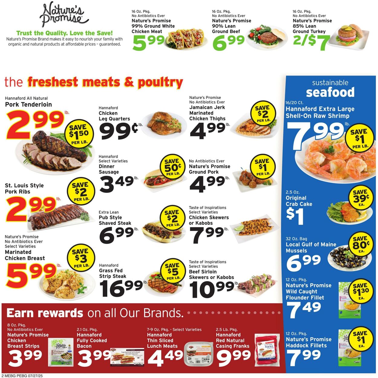 Catalogue Hannaford from 07/27/2025
