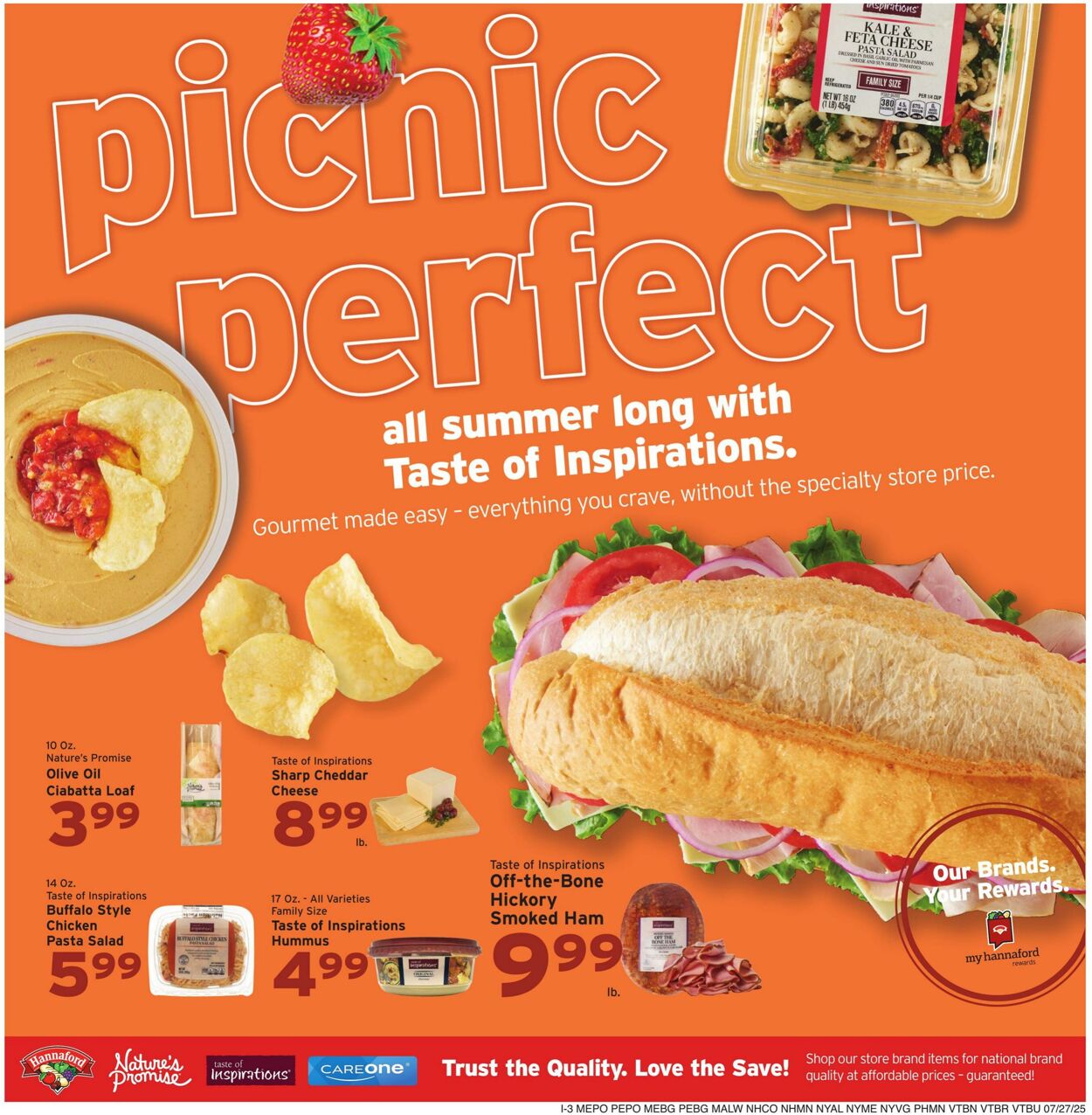 Catalogue Hannaford from 07/27/2025