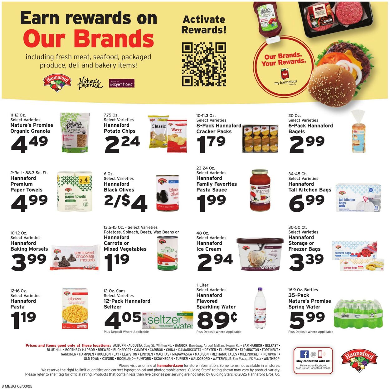 Catalogue Hannaford from 08/03/2025