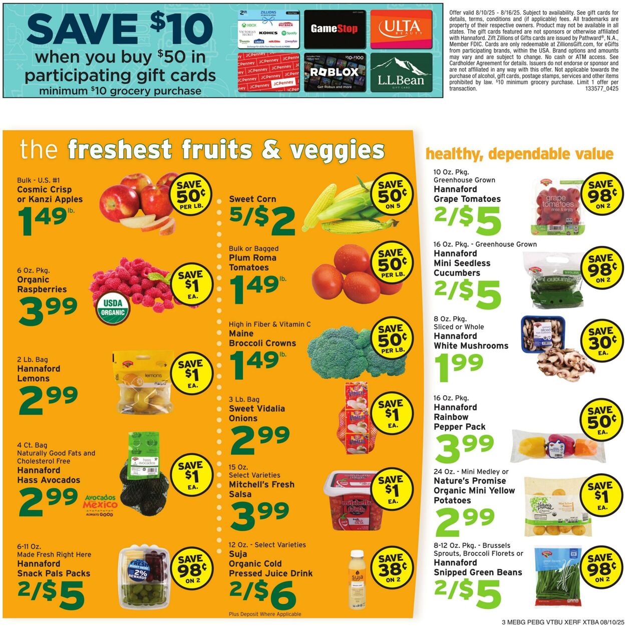 Catalogue Hannaford from 08/10/2025