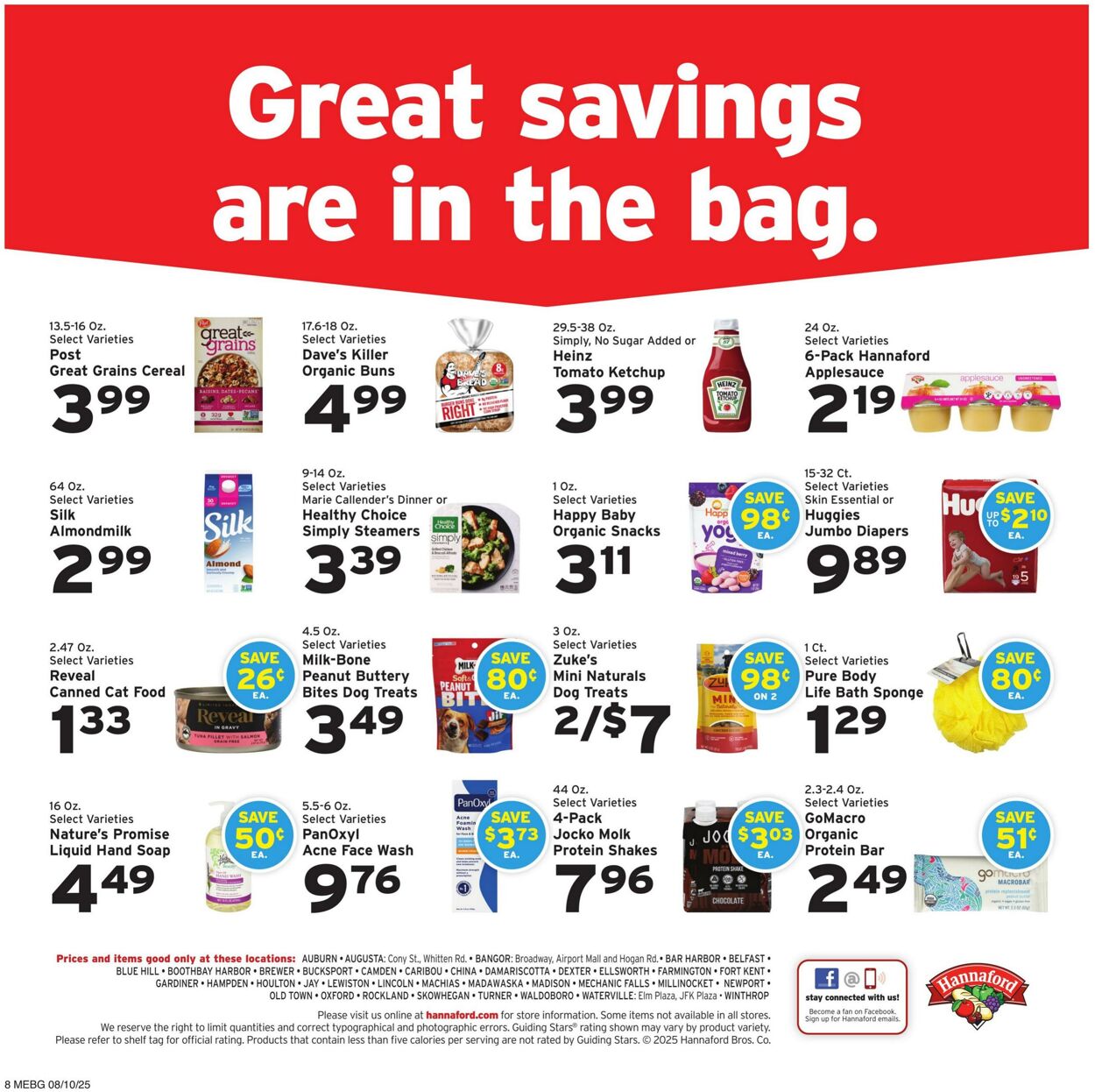 Catalogue Hannaford from 08/10/2025