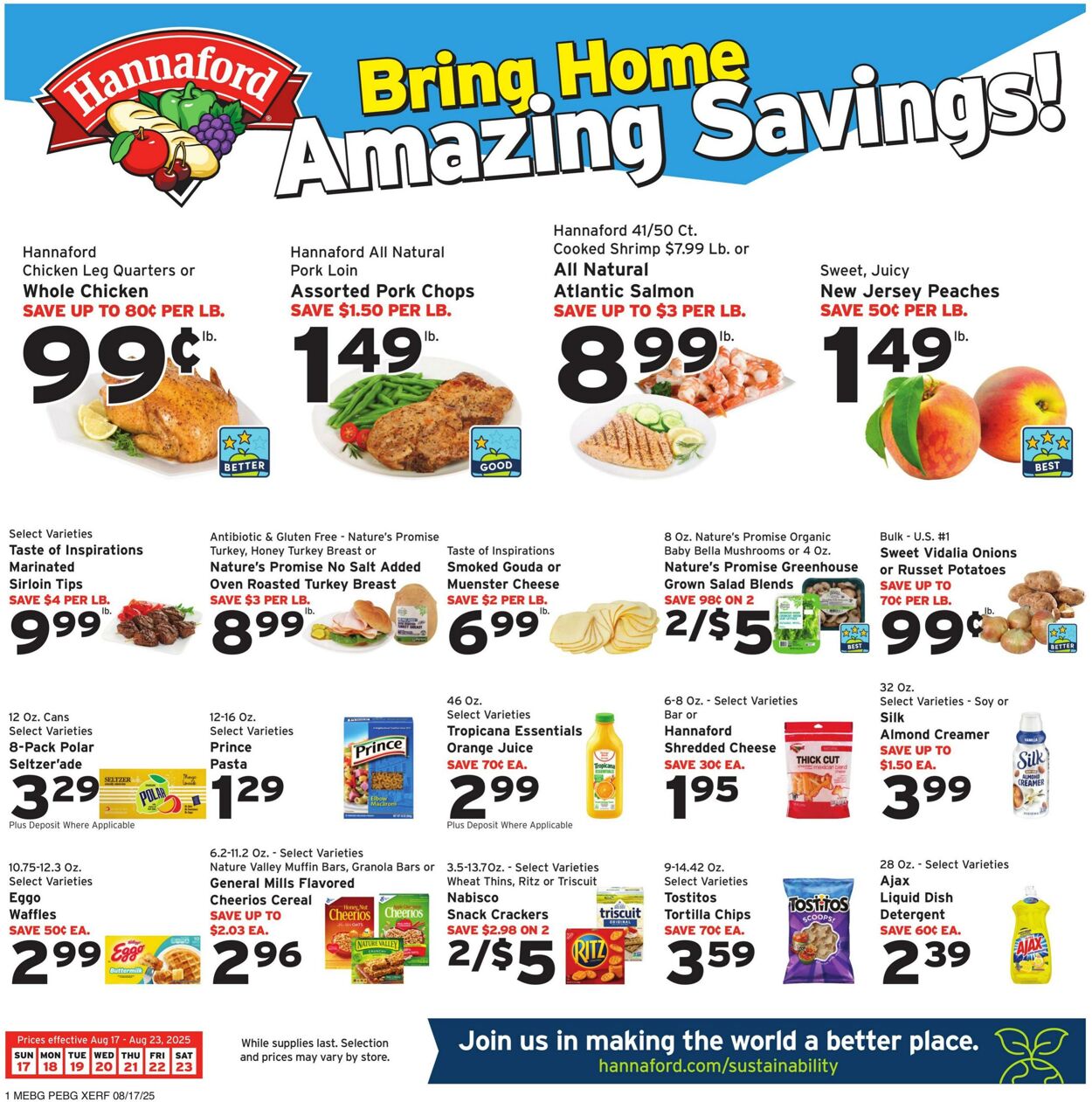 Catalogue Hannaford from 08/17/2025